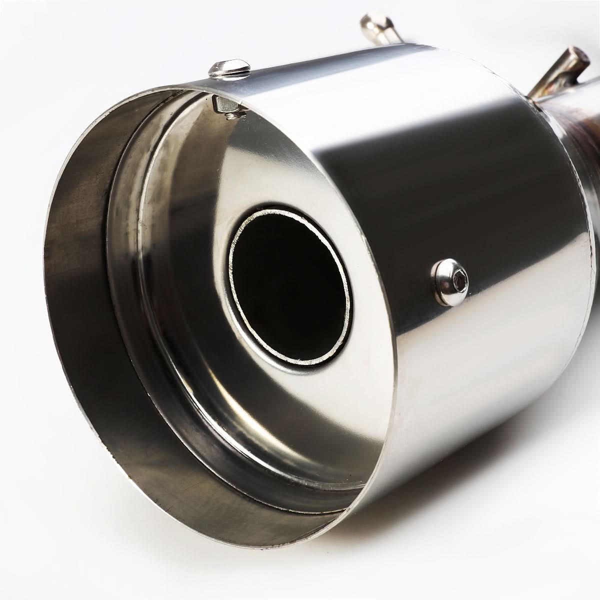 00-04 Ford Focus Single Tip Catback Exhaust Stainless Steel - Image 4