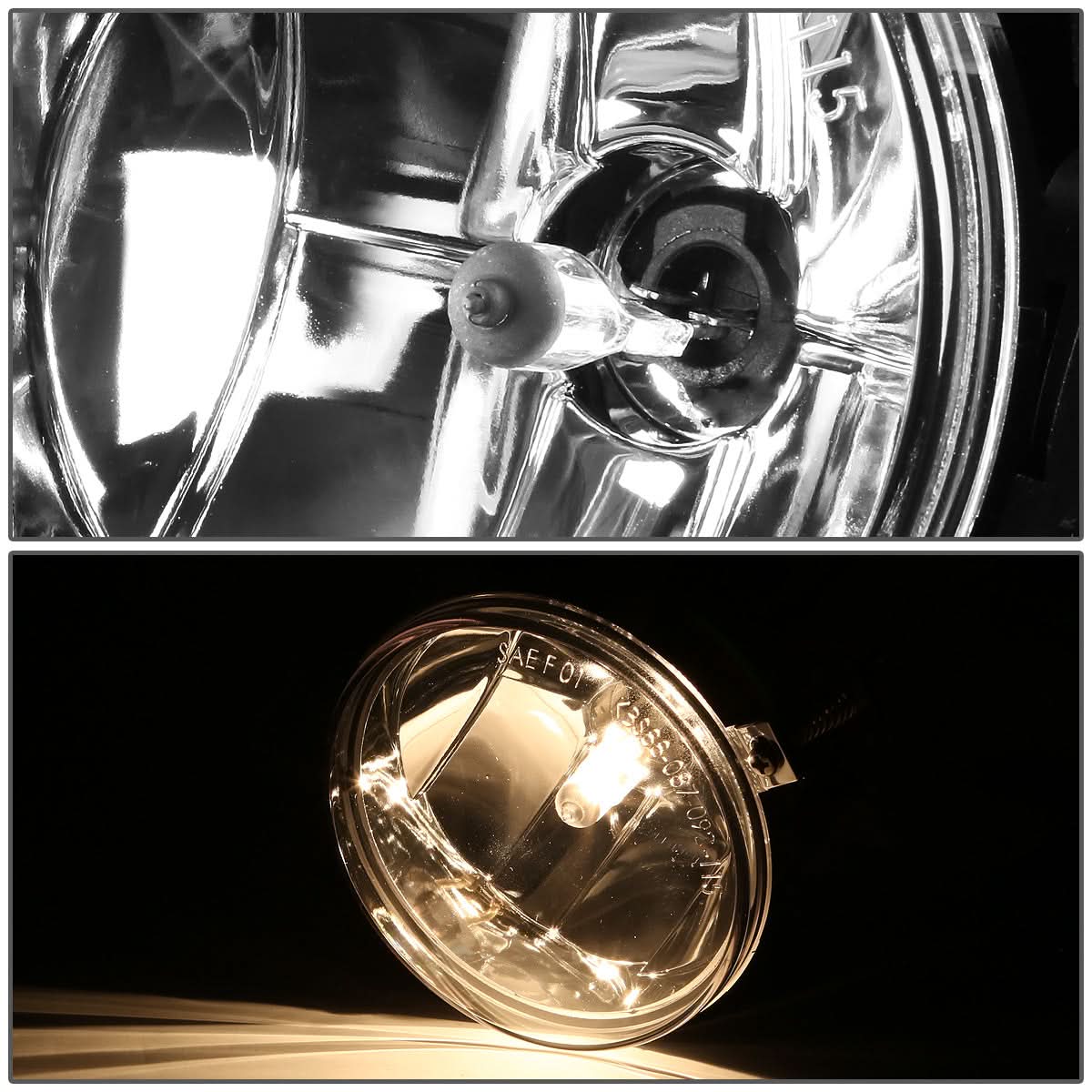 01-04 Dodge Dakota / 01-03 Durango Clear Fog Lights - Image 4