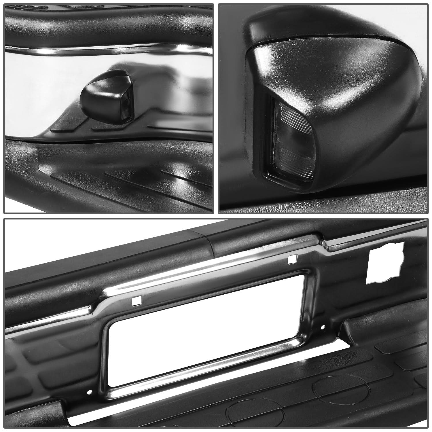 01-07 Chevy Silverado GMC Sierra 2500HD 3500 Rear Step Bumper Chrome - Image 2
