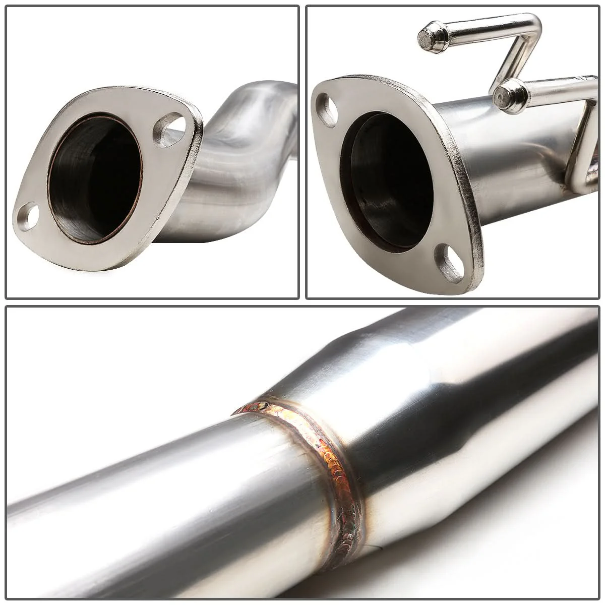 02-05 Honda Civic Si EP3 OE Style Catback Exhaust - Stainless Steel - Image 5