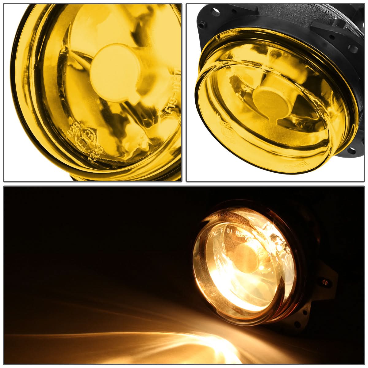 02-05 Mitsubishi Eclipse / 04-08 Galant Amber Fog Lights with Switch - Image 4
