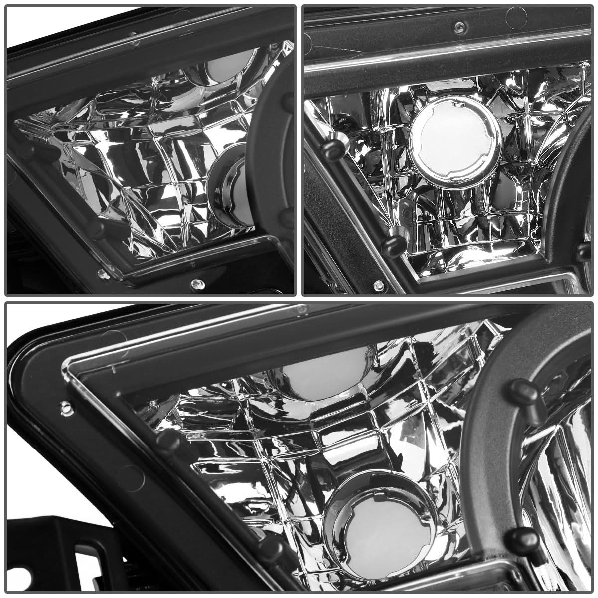 02-06 Chevrolet Avalanche Left Fog Light Chrome Clear - Image 6