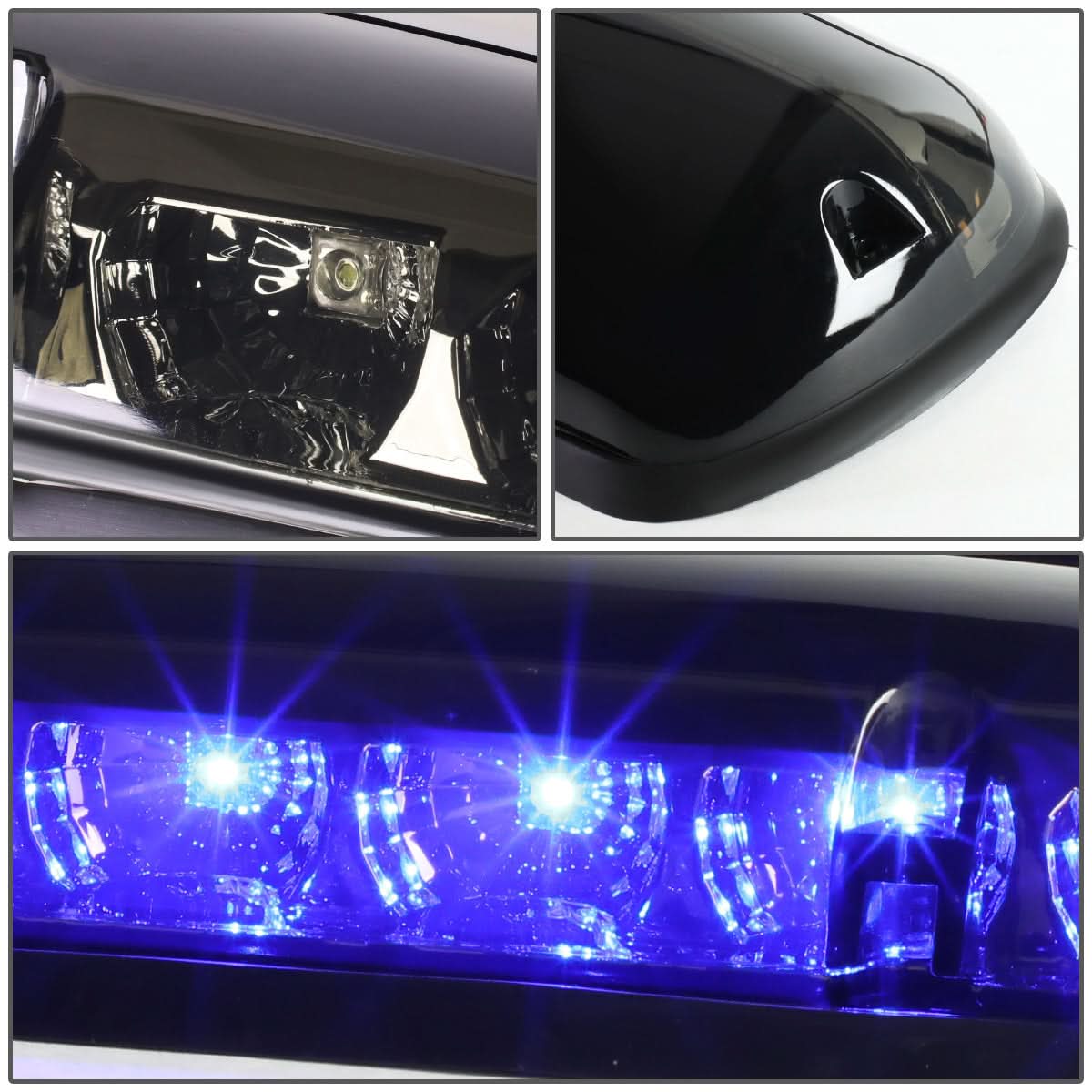 02-07 Chevrolet Silverado / GMC Sierra Smoke Housing Blue LED Cab Light - Image 3
