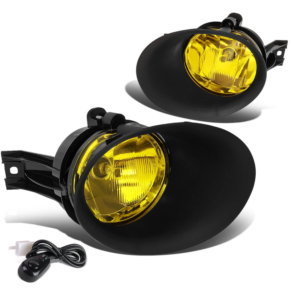 02-09 Dodge Ram Fog Lights with Switch & Bezel - Amber - Image 2