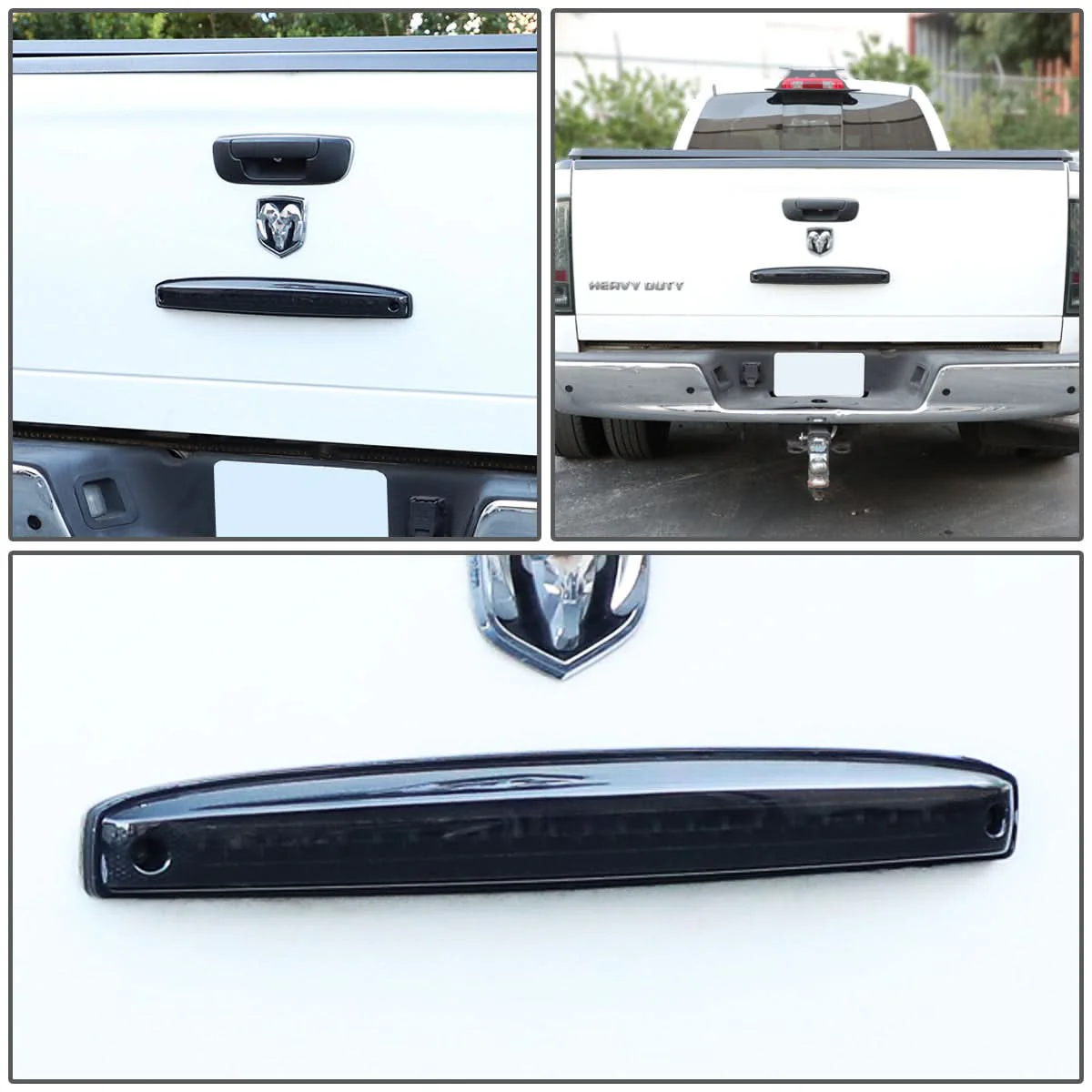 03-06 Dodge Ram 2500 3500 LED Sequential Tailgate Brake Light Black - Image 6
