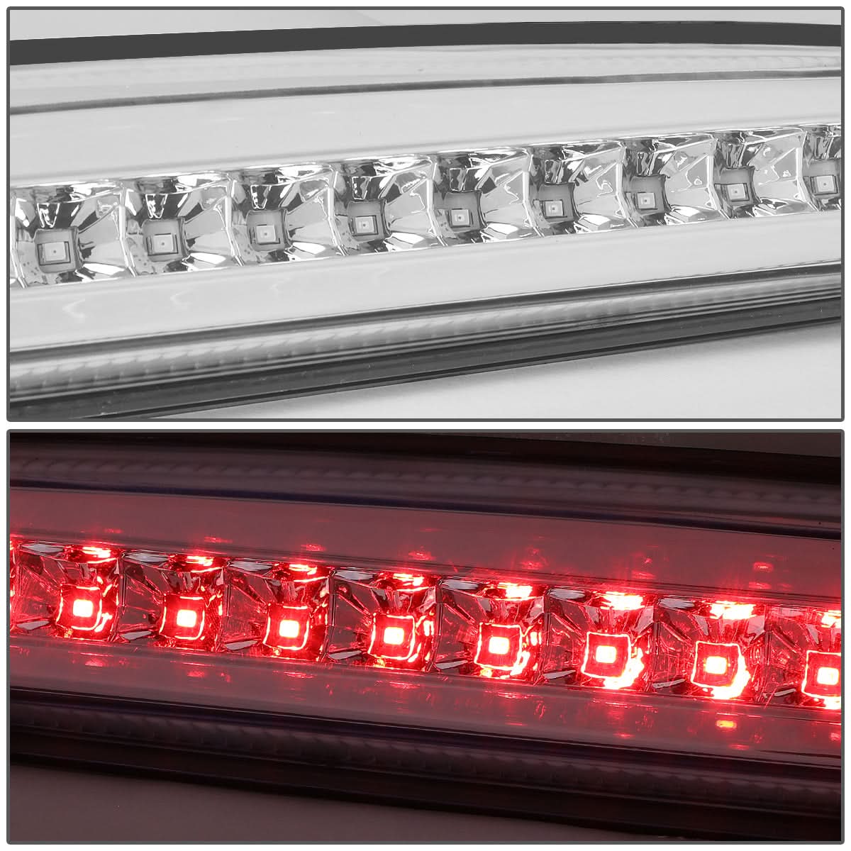 03-06 Dodge Ram 2500 3500 LED Sequential Tailgate Brake Light Chrome - Image 3