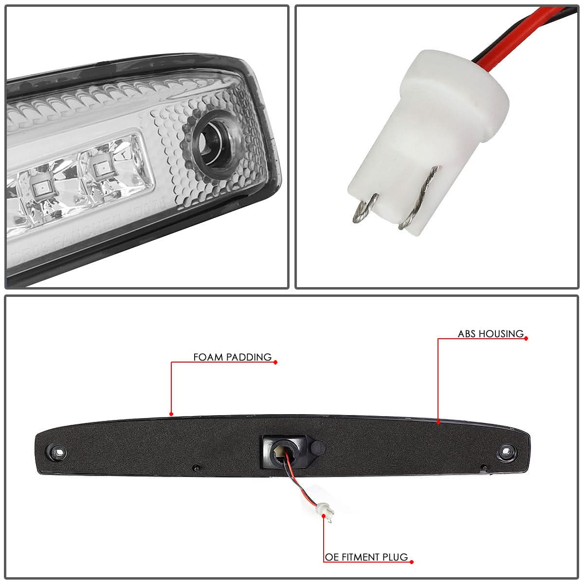 03-06 Dodge Ram 2500 3500 LED Sequential Tailgate Brake Light Chrome - Image 4