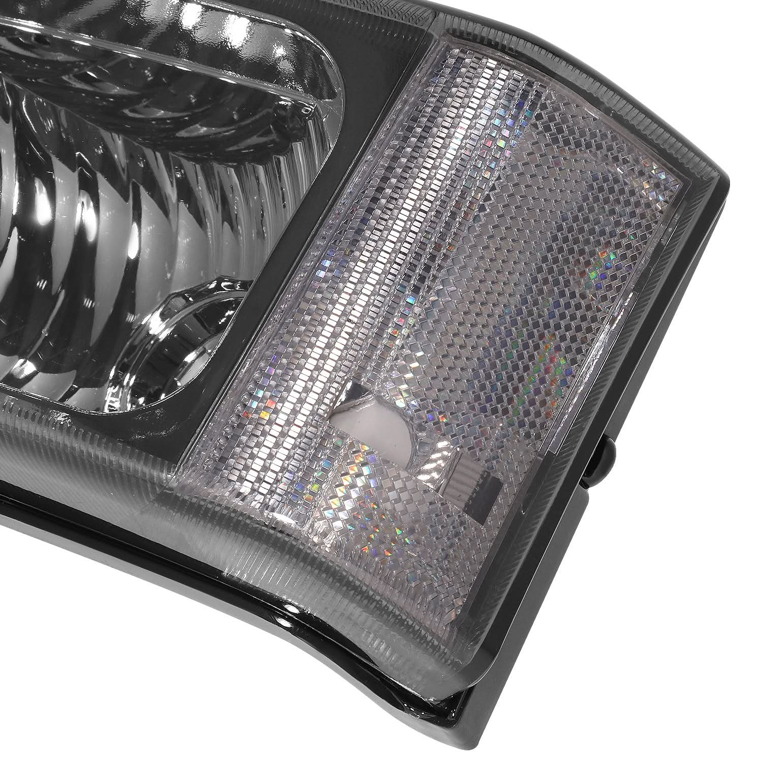 03-07 Chevrolet Avalanche Silverado Smoke Bumper Lights 2PC - Image 6