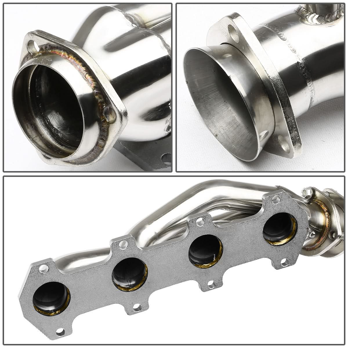 04-08 Ford F-150 5.4L V8 Stainless Steel Headers - Image 3