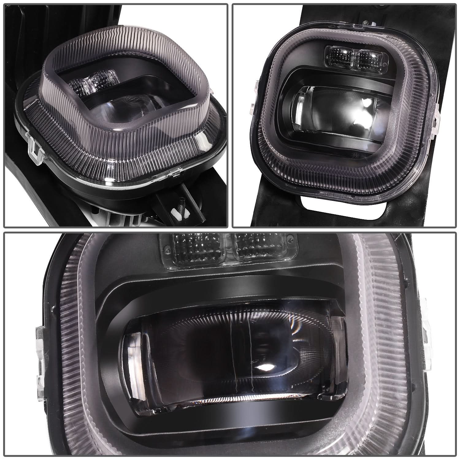 05-07 Ford F-250 F-350 F-450 F-550 Super Duty Projector LED Fog Lights - Image 6