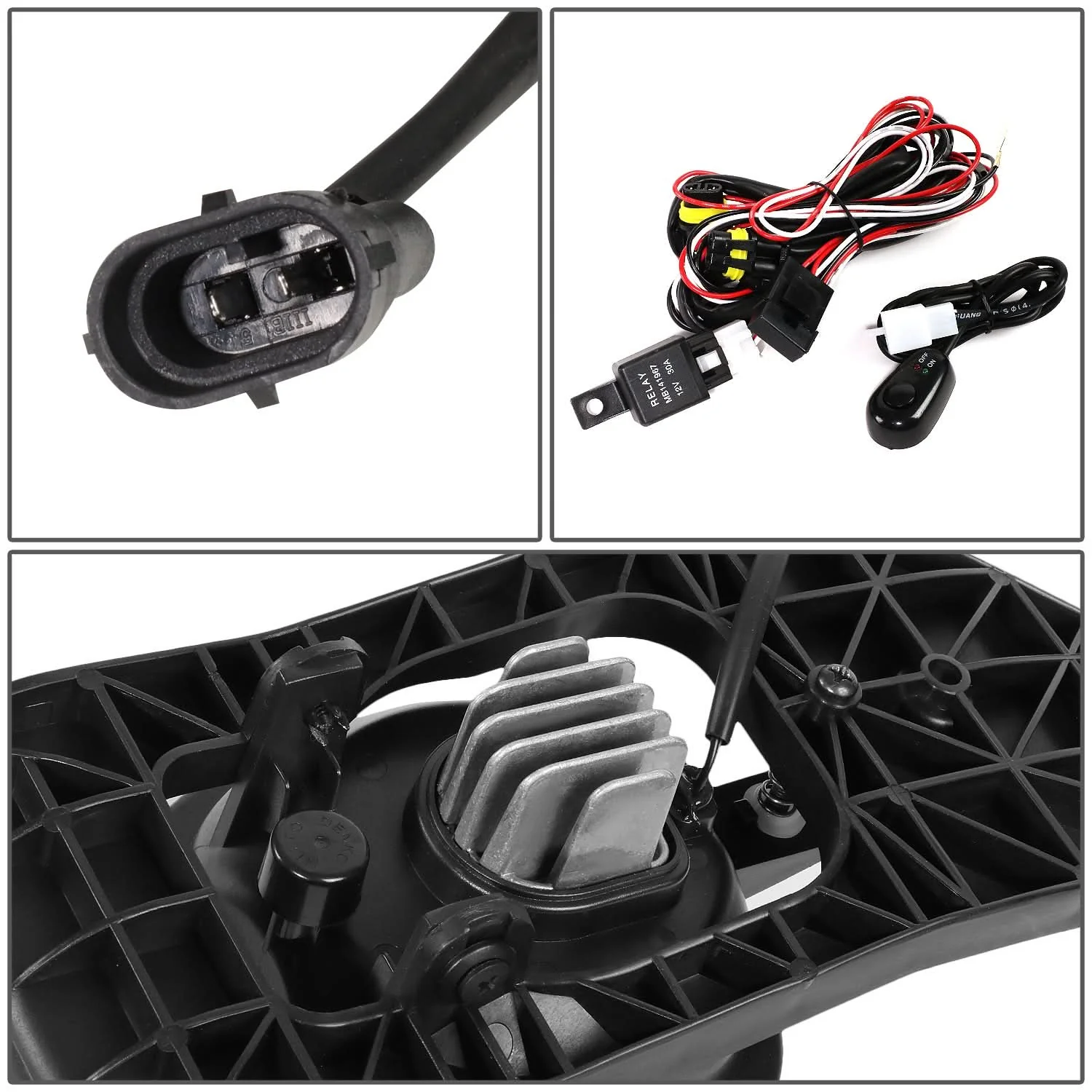 05-07 Ford F-250 F-350 F-450 F-550 Super Duty Projector LED Fog Lights - Image 8