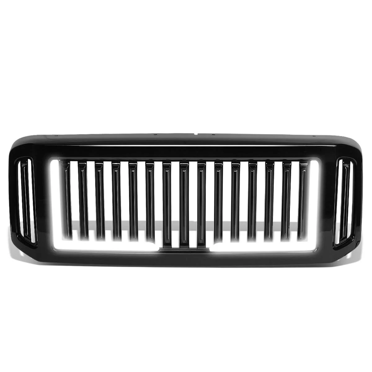 05-07 Ford F-250/F-350/F-450/F-550 Vertical Fence LED DRL Grille - Image 3