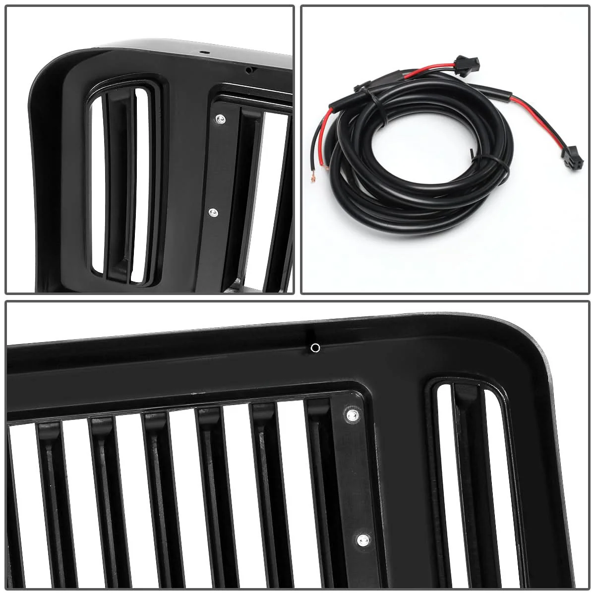 05-07 Ford F-250/F-350/F-450/F-550 Vertical Fence LED DRL Grille - Image 8