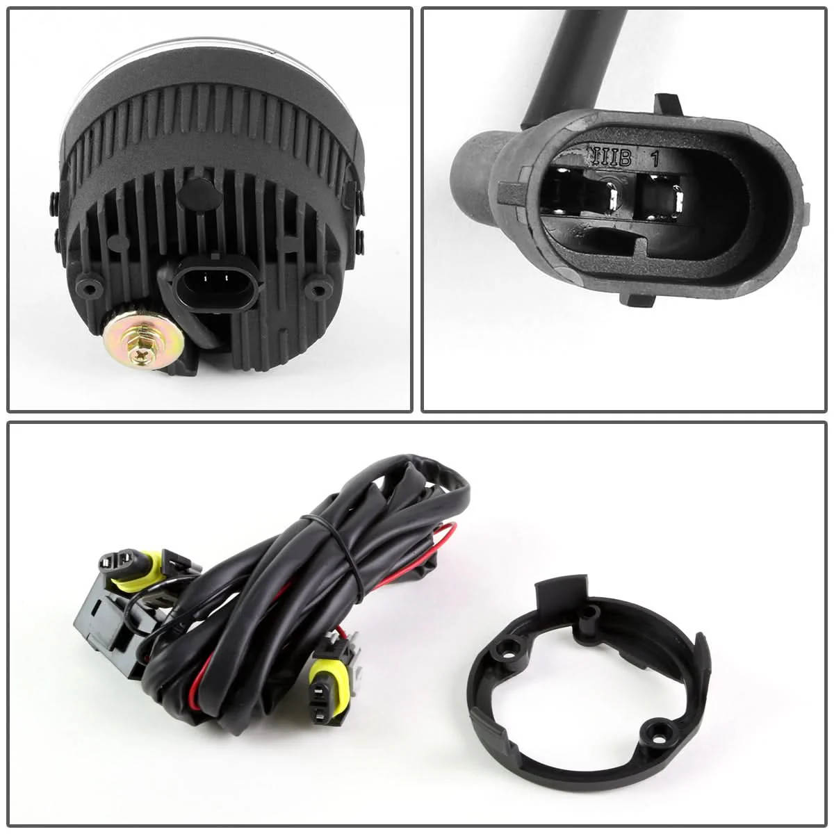05-16 Multiple Models 3.5" Round LED Projector Fog Lights - Clear - Image 6
