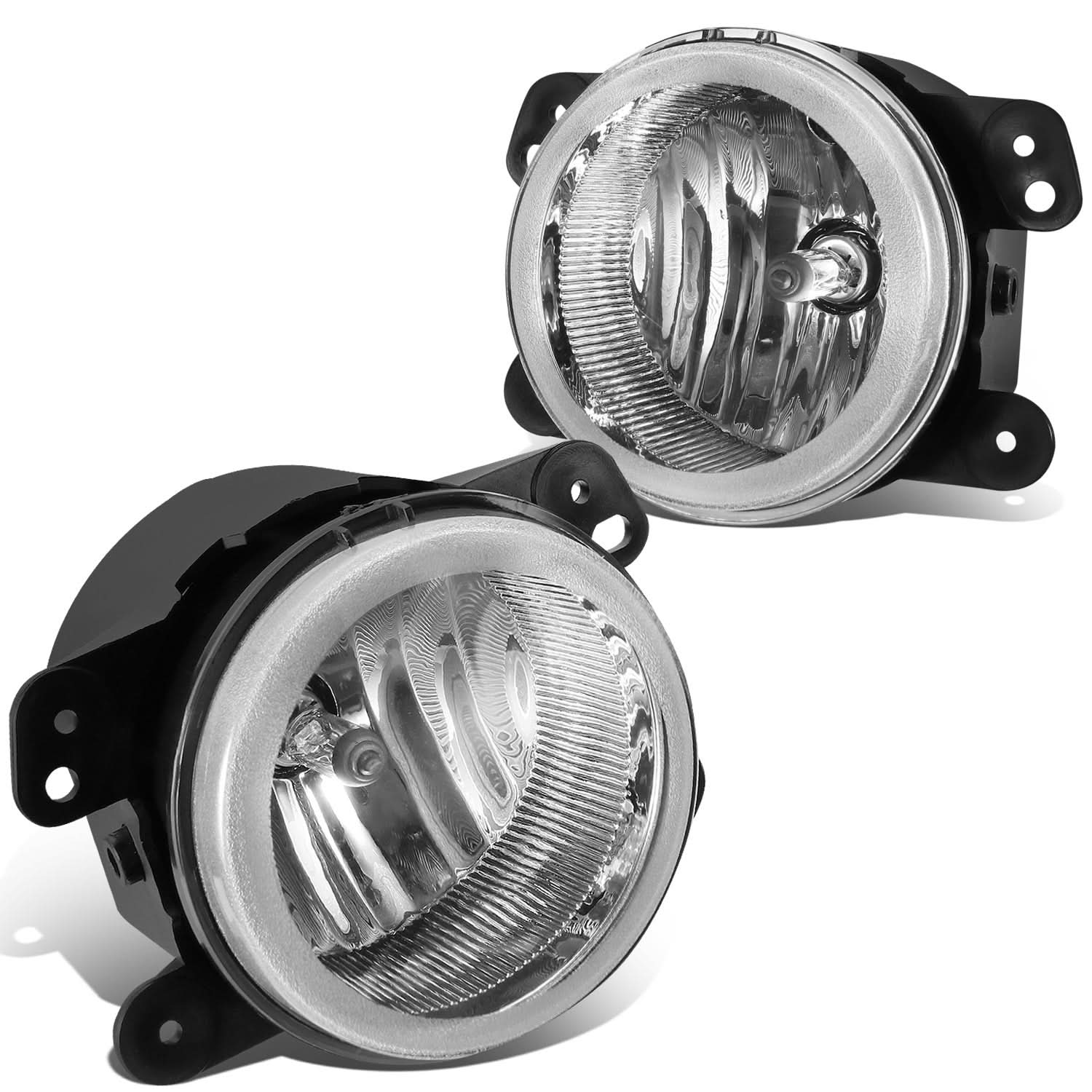 05-18 Chrysler Dodge Jeep Multi-Vehicle Clear Fog Lights H10 Bulb - Image 2