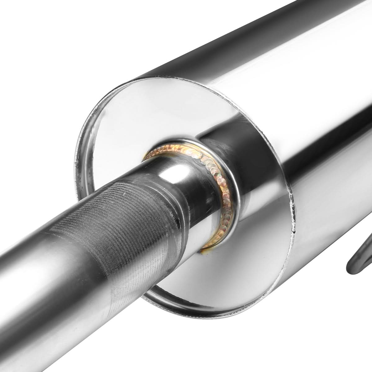 06-08 Honda Civic EX Single Tip Catback Exhaust - Stainless Steel - Image 5