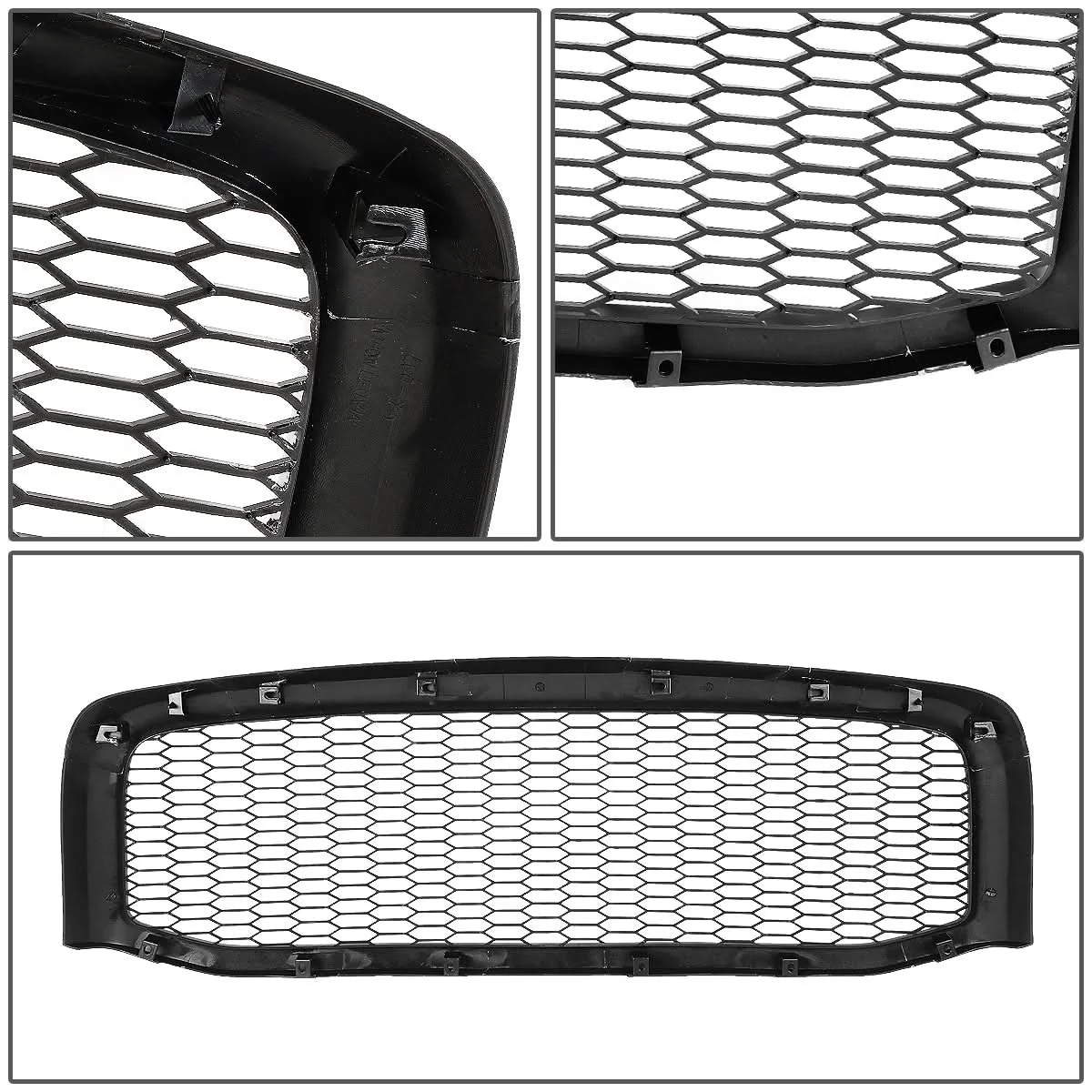 06-09 Dodge Ram 1500/2500/3500 Honeycomb Style Mesh Grille - Black - Image 6