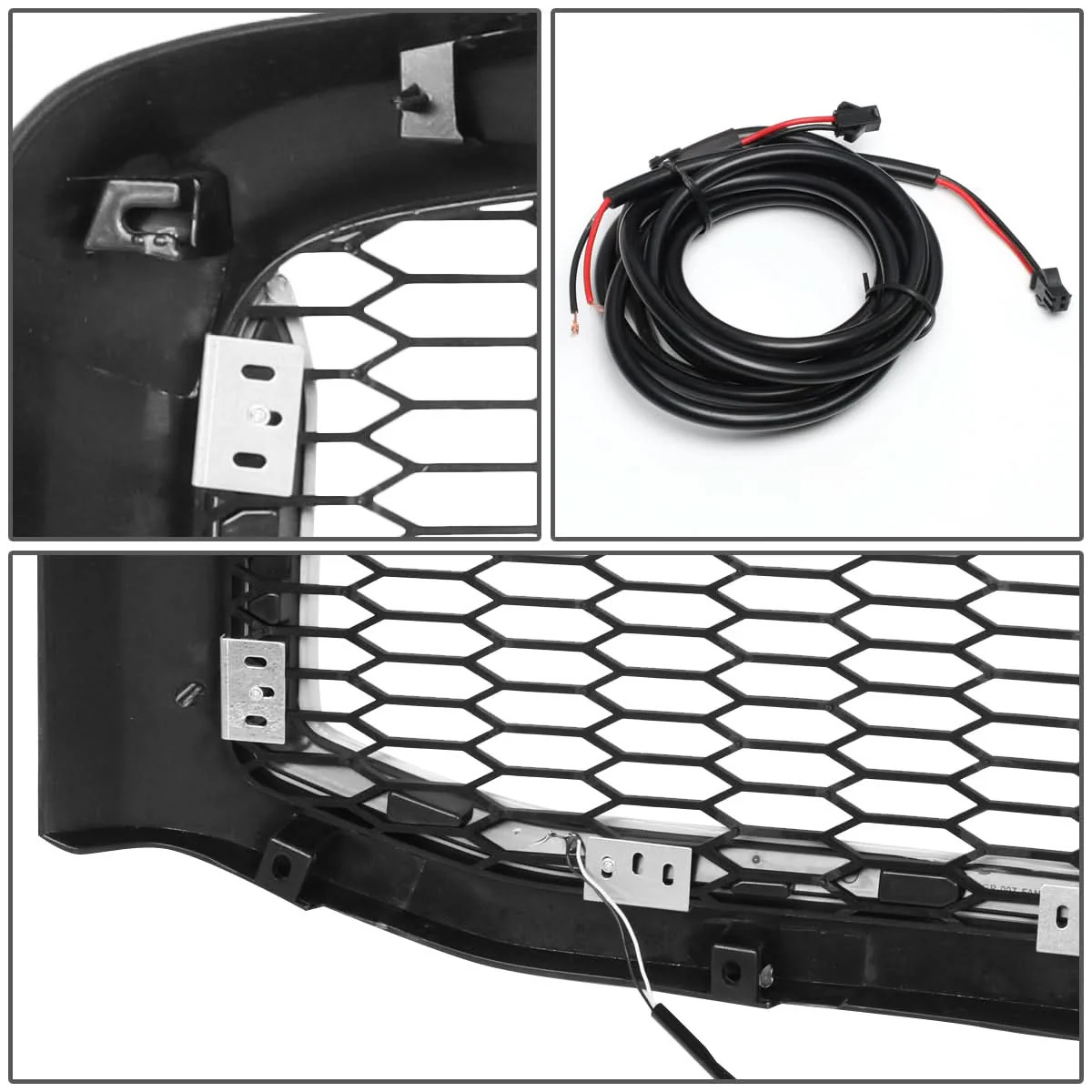 06-09 Dodge Ram Honeycomb Mesh Grille w/ LED DRL Lights - Image 8