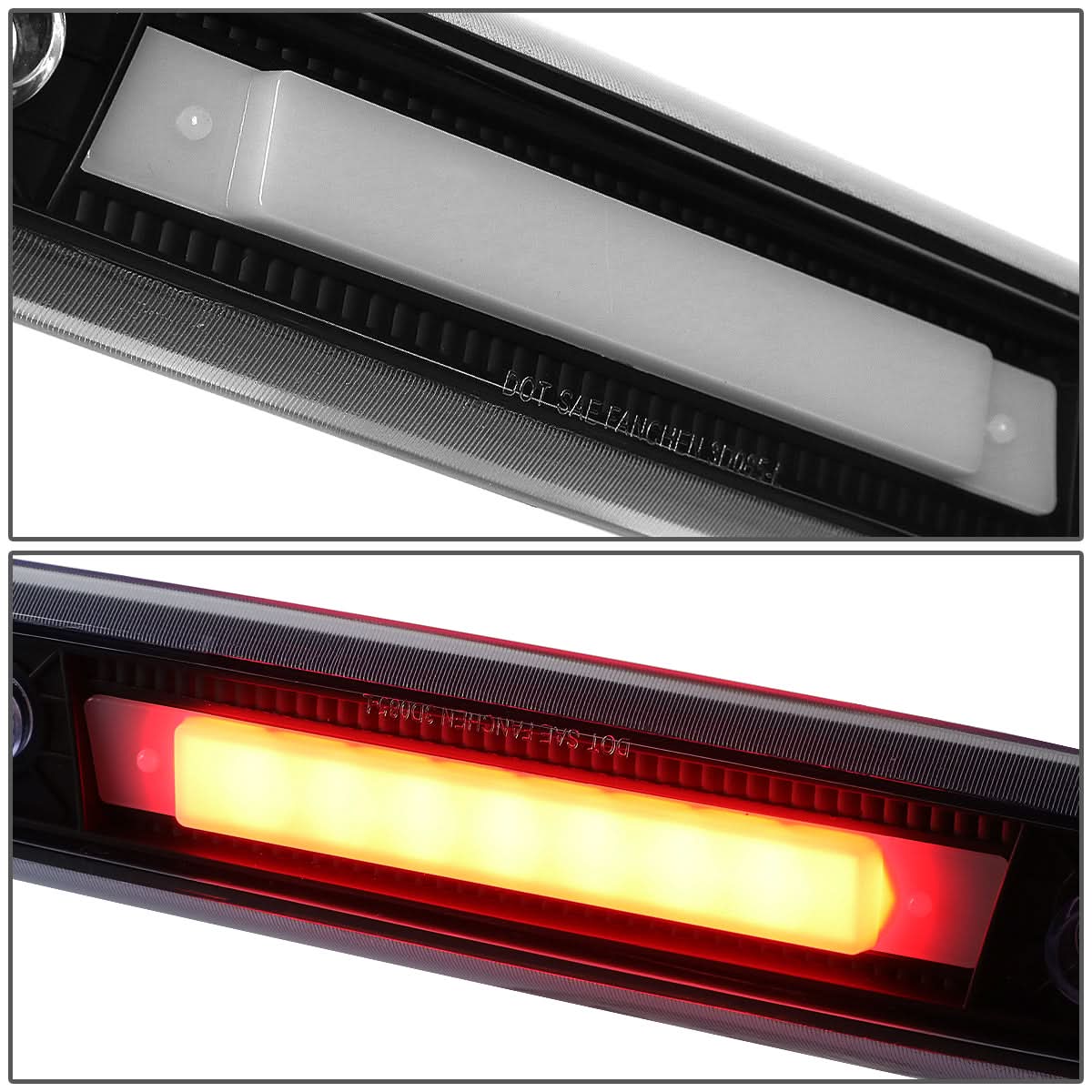 06-10 Jeep Commander 3D Style LED Third Brake Light - Black - Image 3