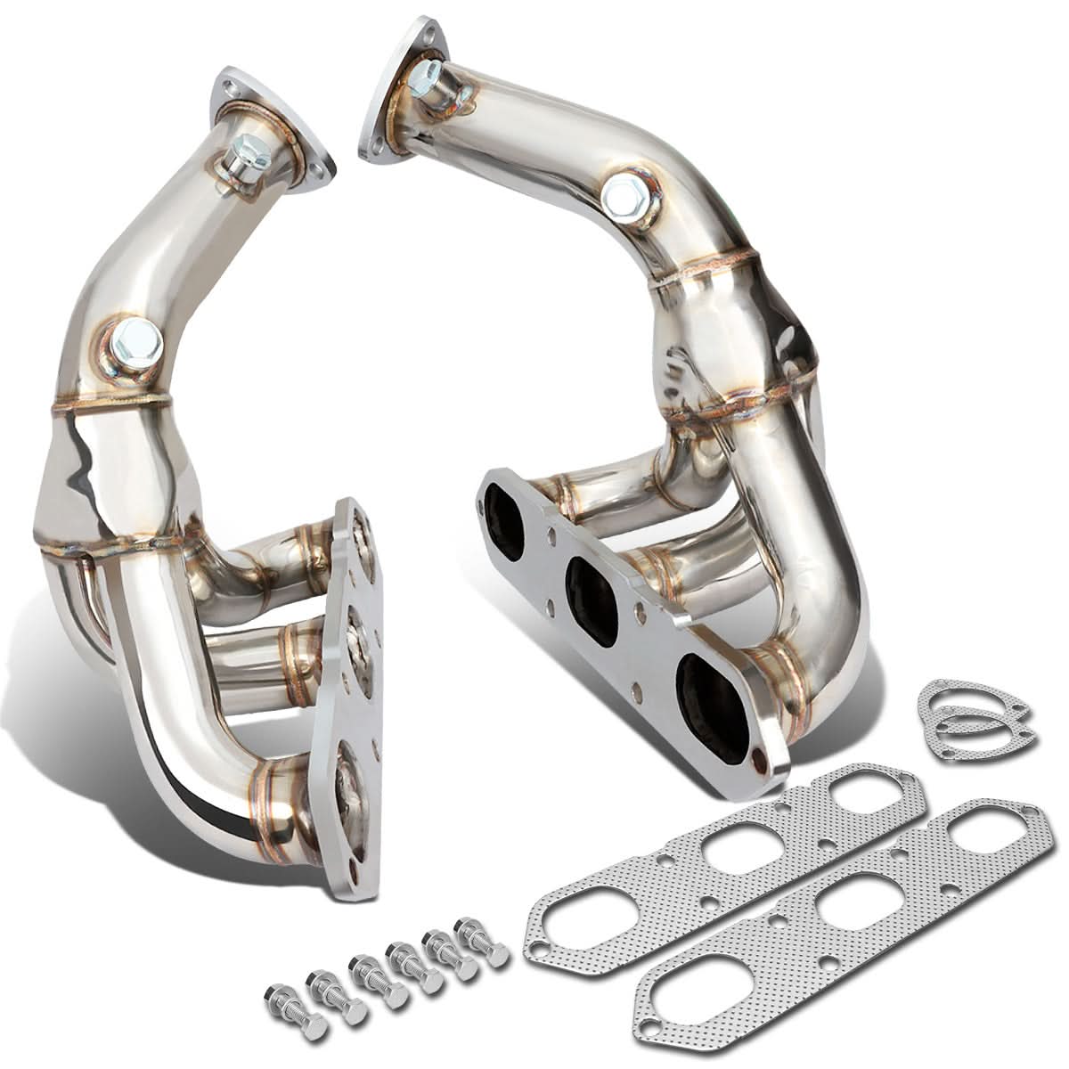 06-10 Porsche Cayenne / 05-10 Boxster 987 Header Stainless Steel - Image 2
