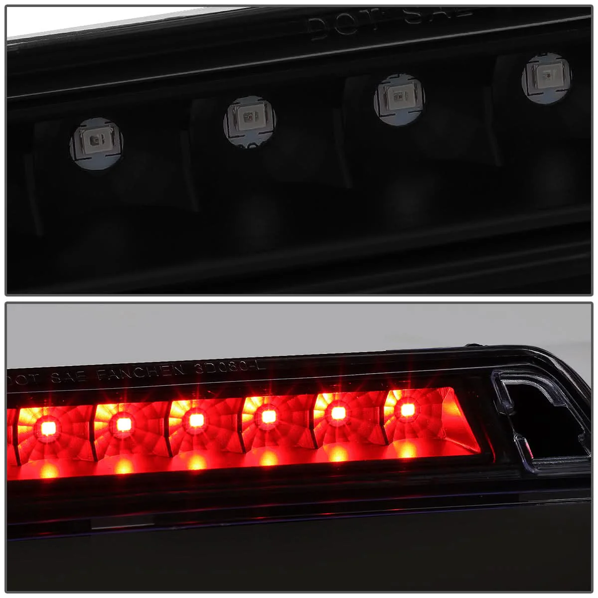 06-14 Honda Ridgeline LED 3rd Brake Light - Black/Smoke - Image 3