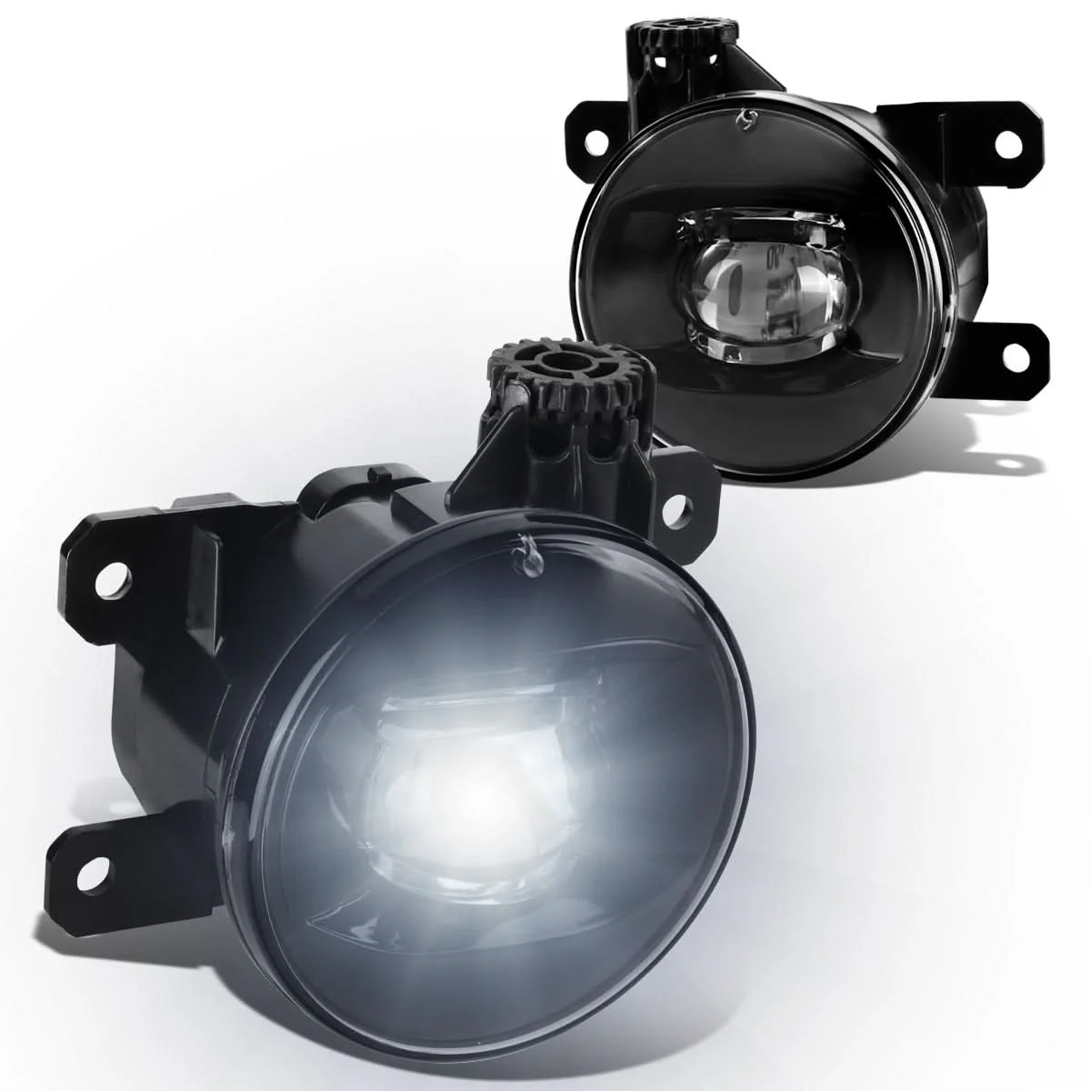 06-14 Suzuki Grand Vitara / 06-12 SX4 Chrome Clear Fog Lights - Image 2