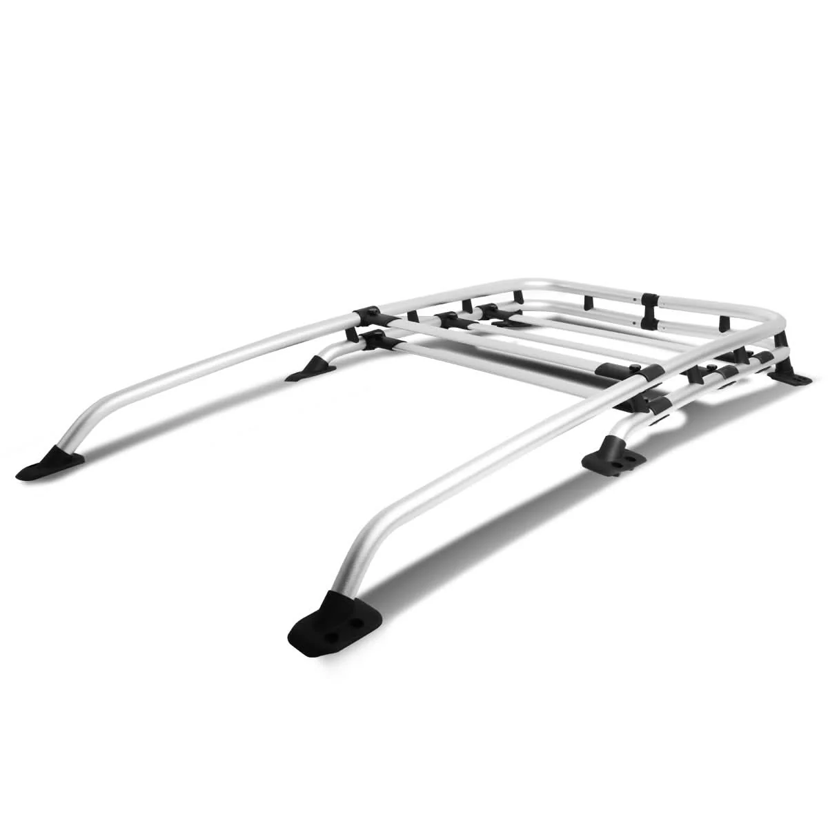 07-13 Toyota FJ Cruiser OE Style Roof Rack Basket Chrome Aluminum - Image 2