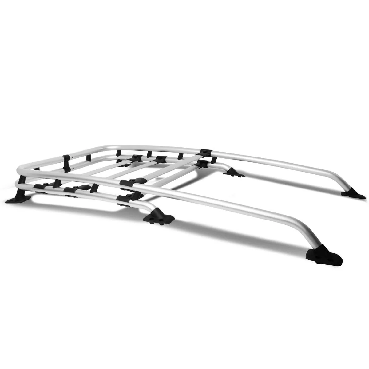 07-13 Toyota FJ Cruiser OE Style Roof Rack Basket Chrome Aluminum - Image 3
