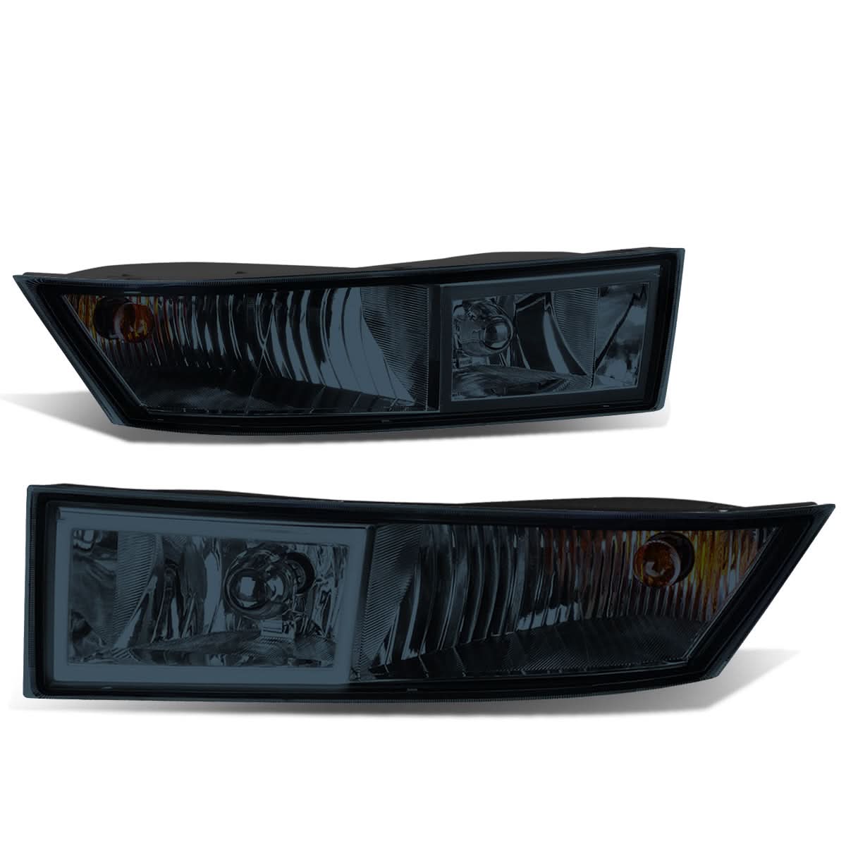 07-14 Cadillac Escalade Smoke Fog Lights with Switch and Bezel - Image 3