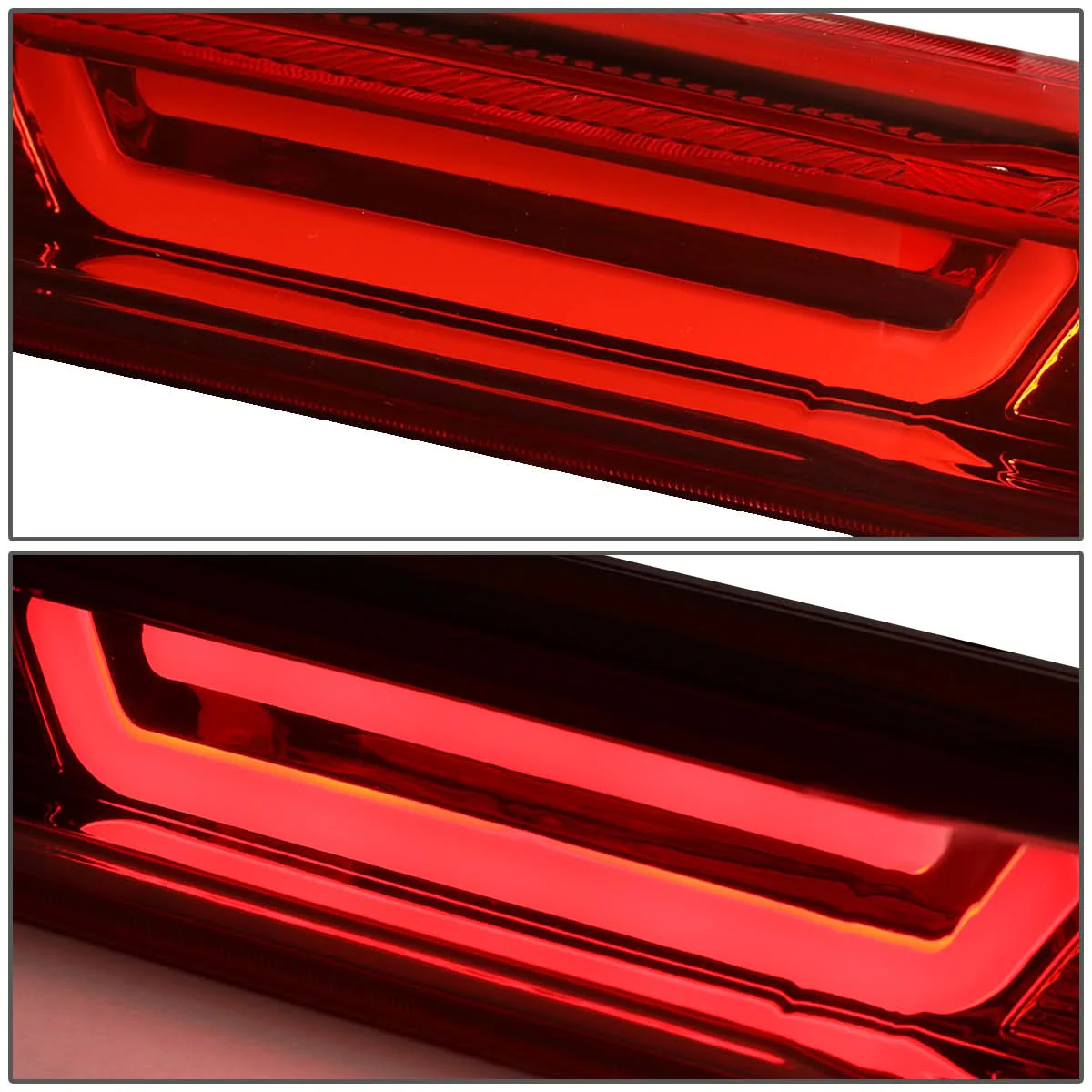 07-14 Chevy Silverado GMC Sierra 3D LED Third Brake Light Red - Image 3