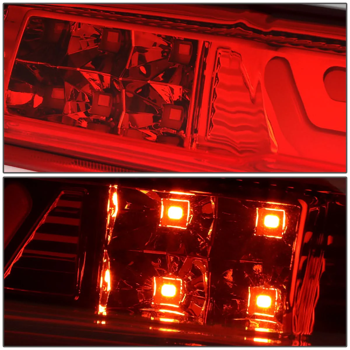 07-14 Chevy Silverado GMC Sierra 3D LED Third Brake Light Red - Image 4