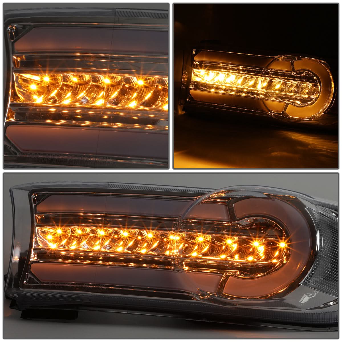 07-14 Toyota FJ Cruiser 3D Style LED DRL Bumper Lights - Chrome/Clear - Image 3