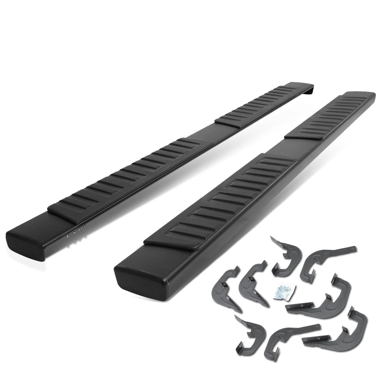 07-18 Chevy Silverado / GMC Sierra 6" Oval Nerf Bars - Black