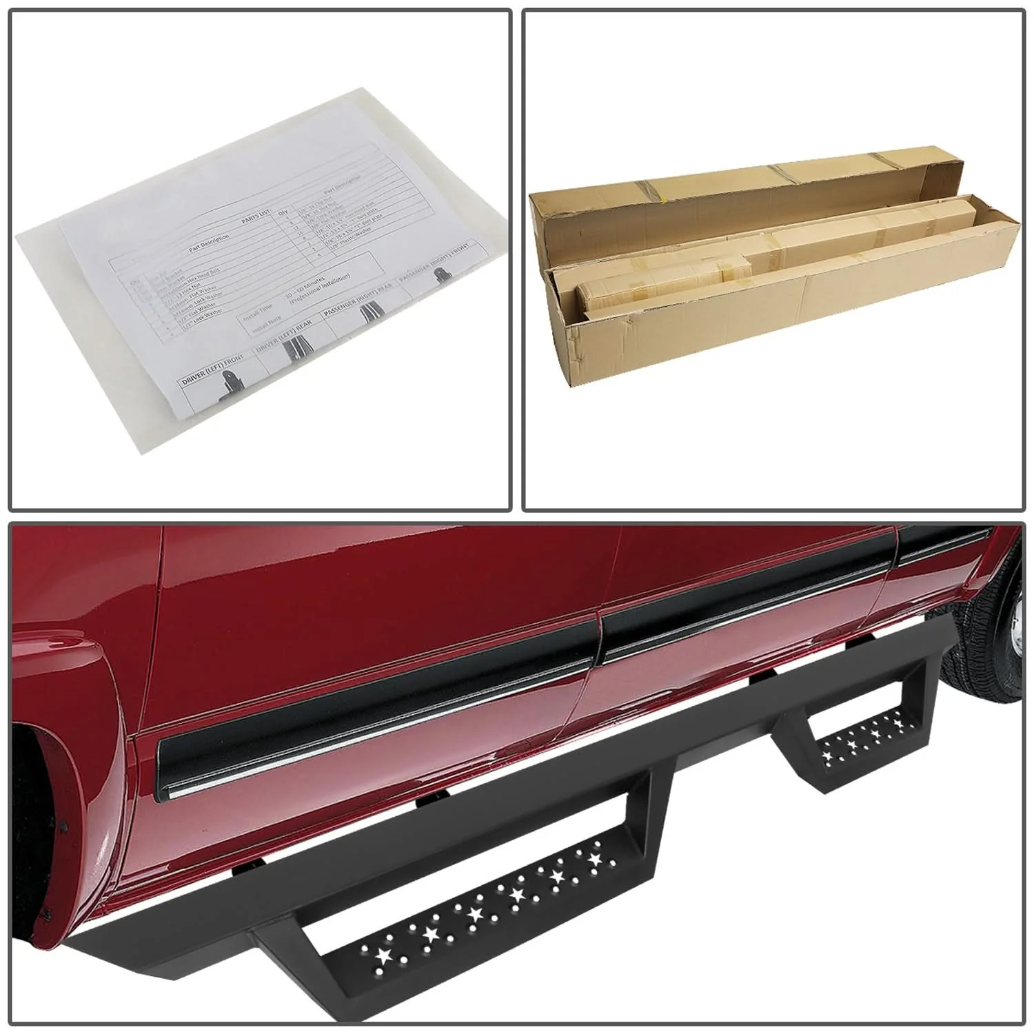 07-18 Chevy Silverado GMC Sierra Drop Down Step Bar Extended Cab - Image 6