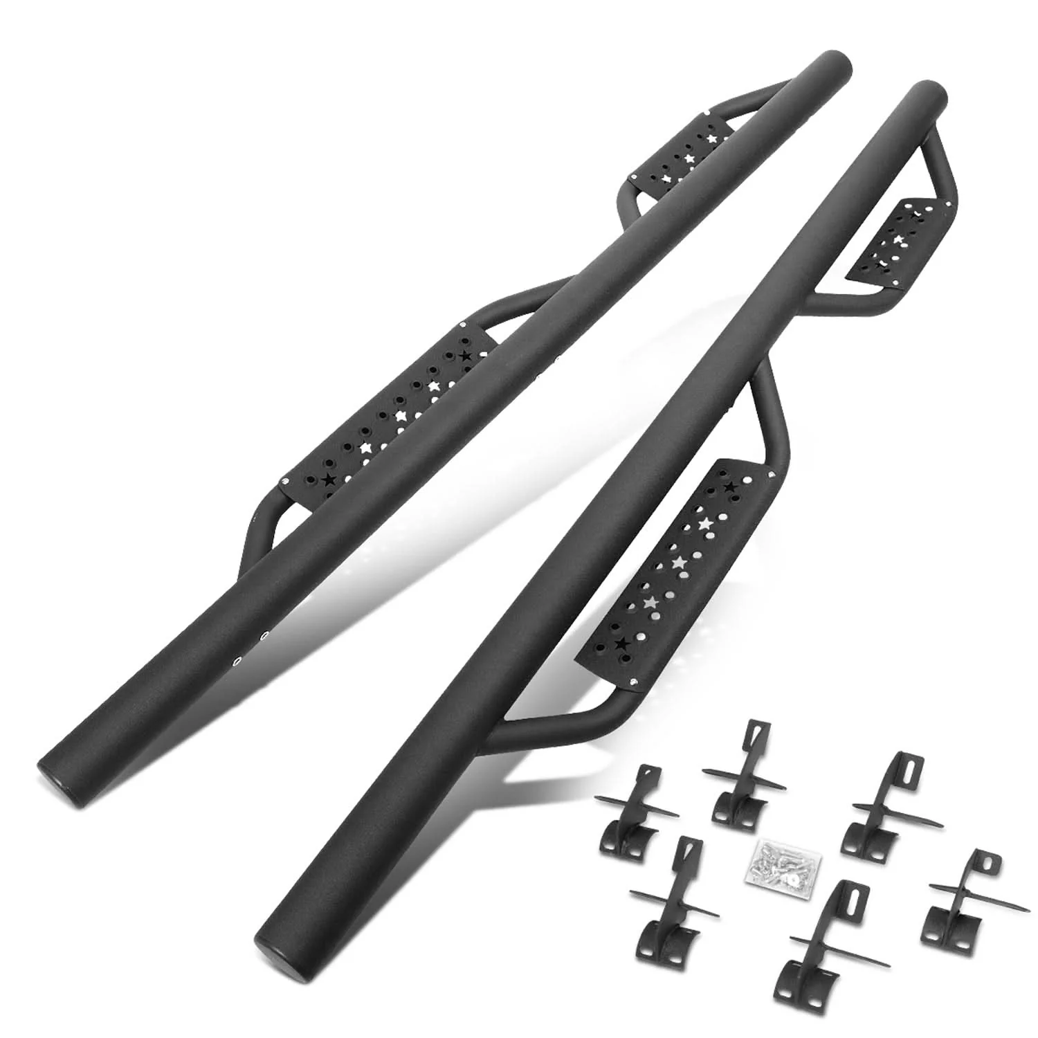 07-18 Jeep Wrangler JK Unlimited 4-DR 3" Drop Side Nerf Bar Step Bar - Image 3