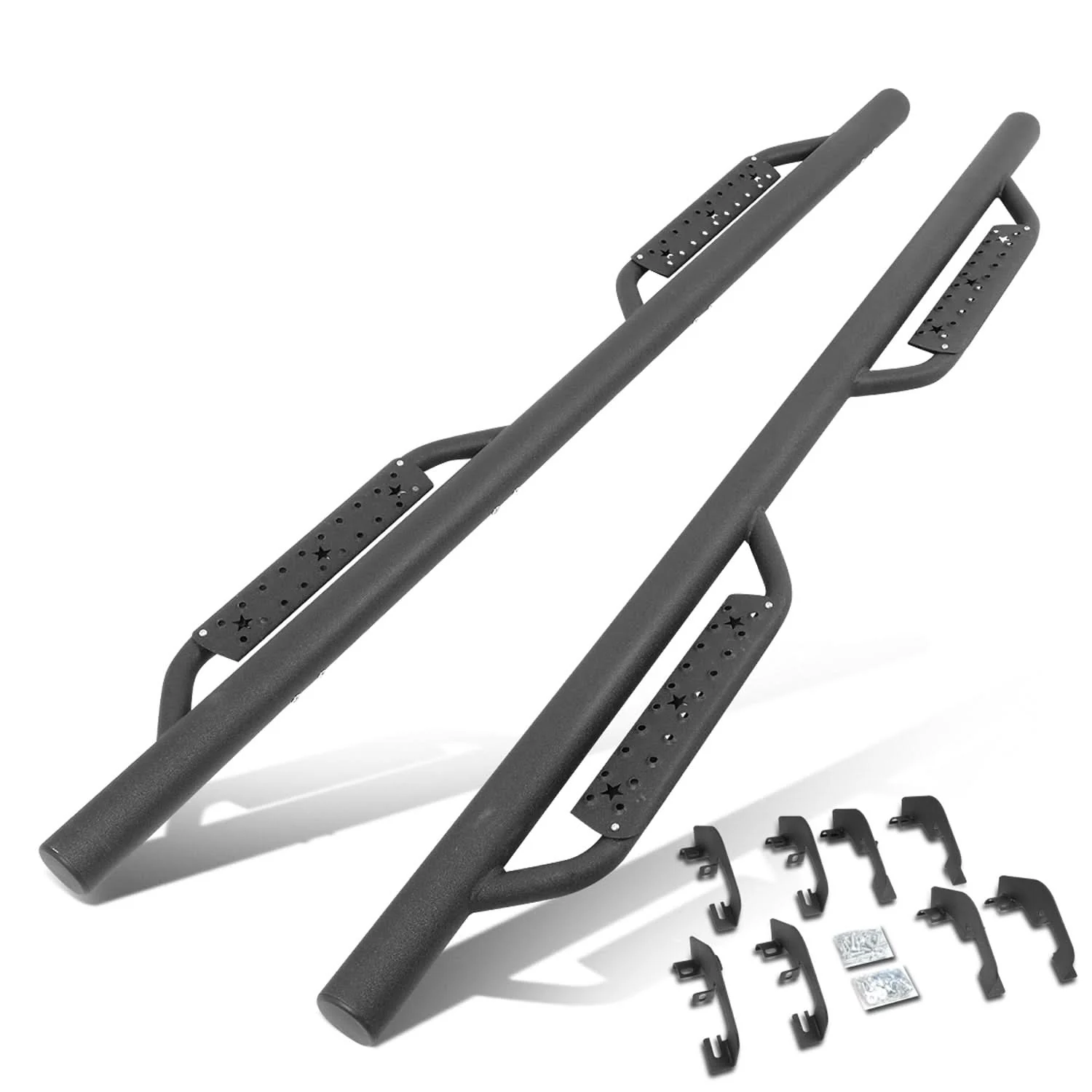 07-19 Chevrolet Silverado GMC Sierra Step Down Nerf Bars Crew Cab - Image 3