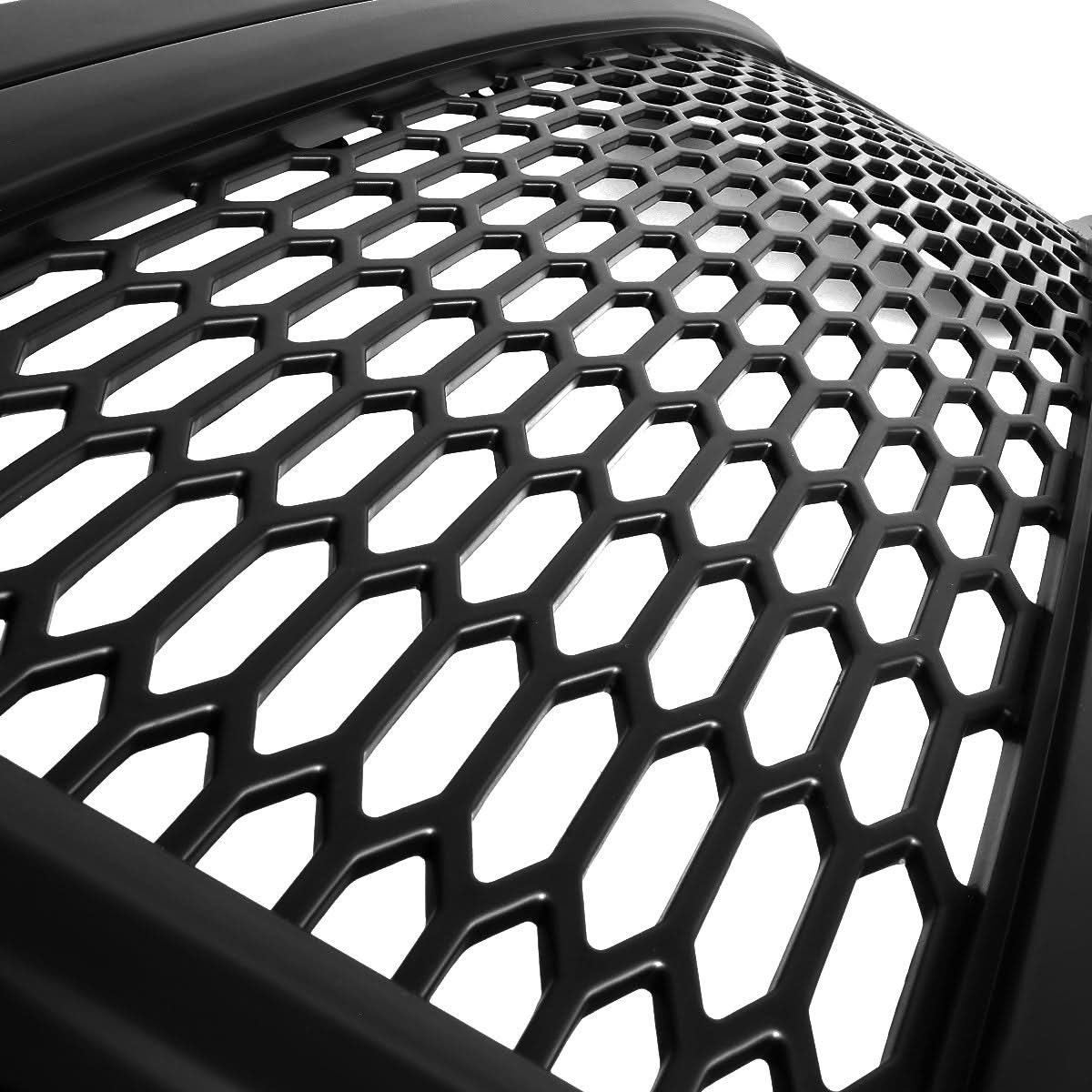08-10 Ford F-250 F-350 F-450 F-550 Honeycomb Mesh Grille - Matte Black - Image 2