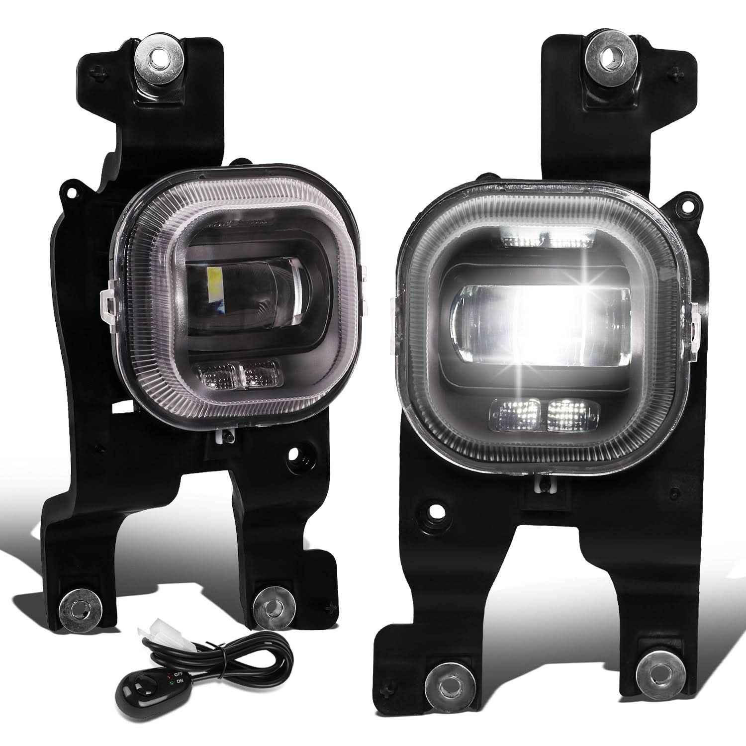 08-10 Ford F-250/F-350/F-450/F-550 Super Duty Projector LED Fog Lights - Image 3