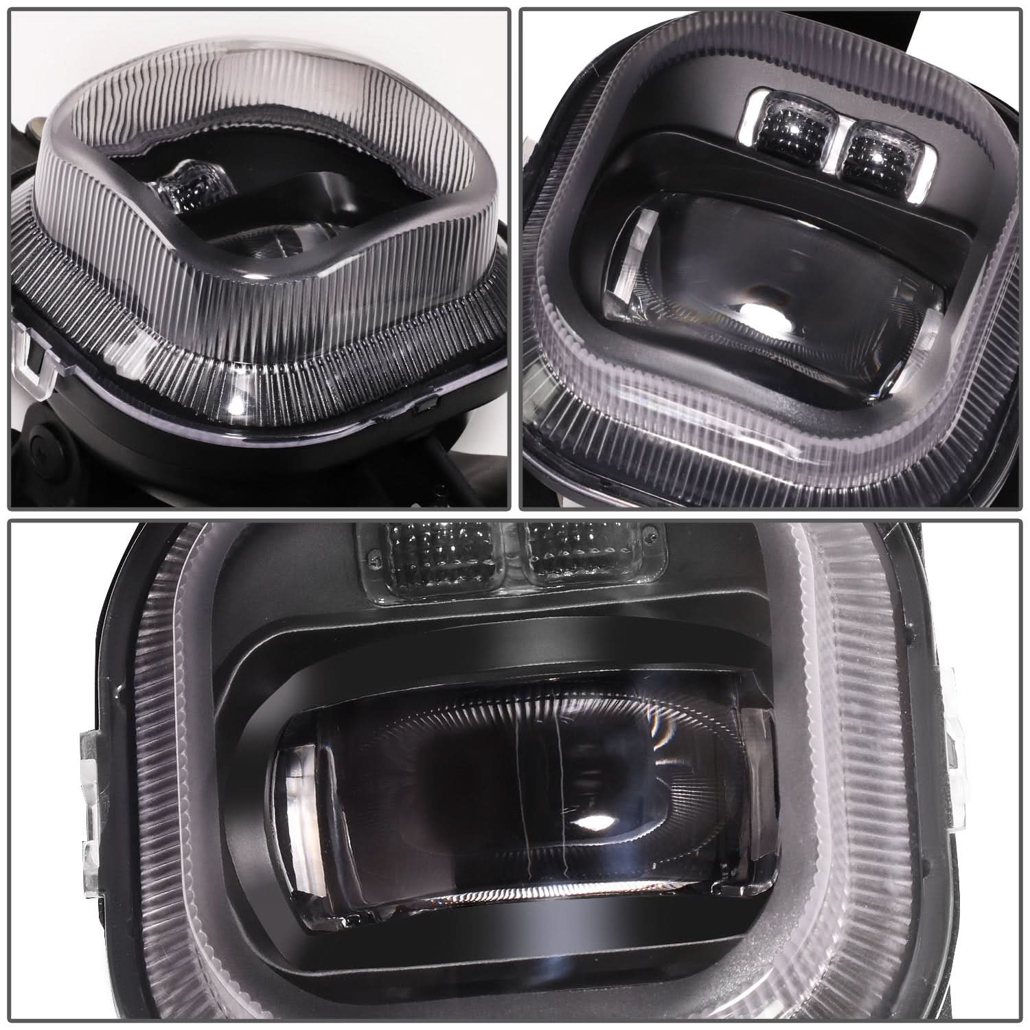08-10 Ford F-250/F-350/F-450/F-550 Super Duty Projector LED Fog Lights - Image 6