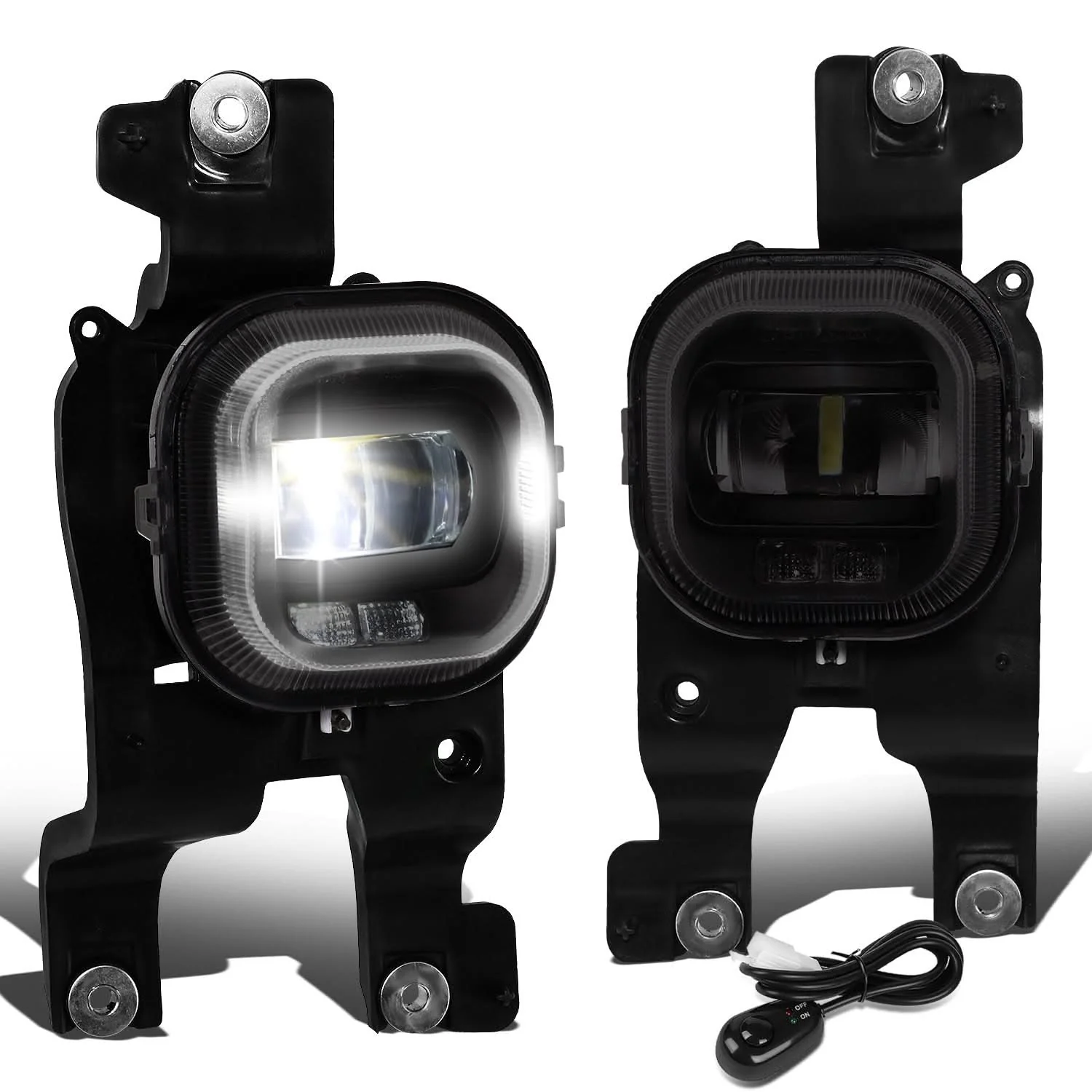 08-10 Ford F-250 F-350 F-450 F-550 Super Duty Projector LED Fog Lights - Image 2