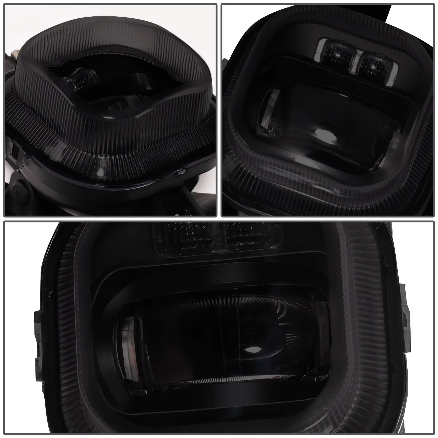 08-10 Ford F-250 F-350 F-450 F-550 Super Duty Projector LED Fog Lights - Image 6