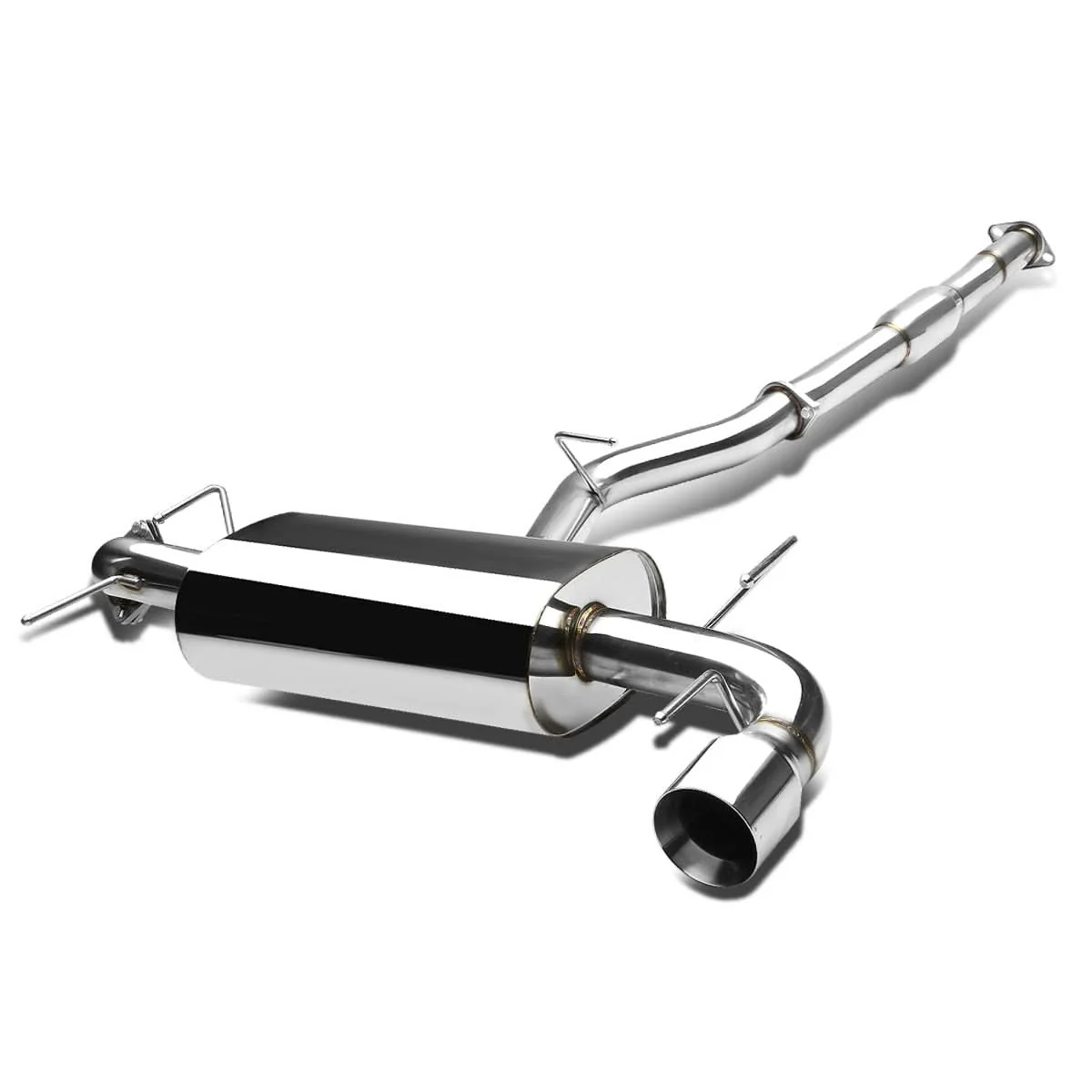 08-14 Subaru Impreza WRX/STI 5-Door OE Style Catback Exhaust - Stainless Steel - Image 3
