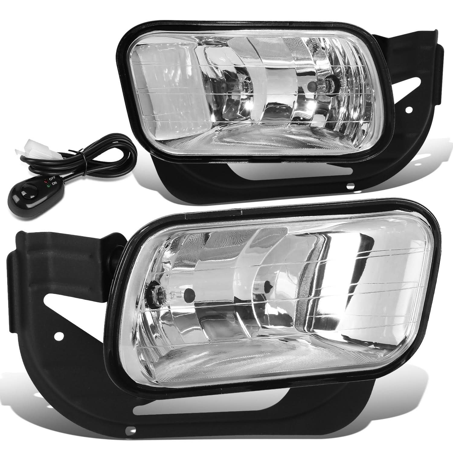 09-12 Dodge Ram 1500 / 11-18 Ram 2500 3500 Fog Lights Chrome Clear - Image 2
