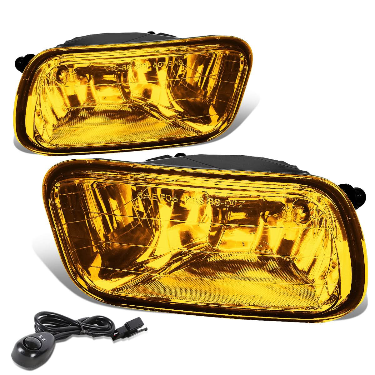 09-12 Dodge Ram 1500/2500/3500 Amber Fog Lights with Switch H10 - Image 3