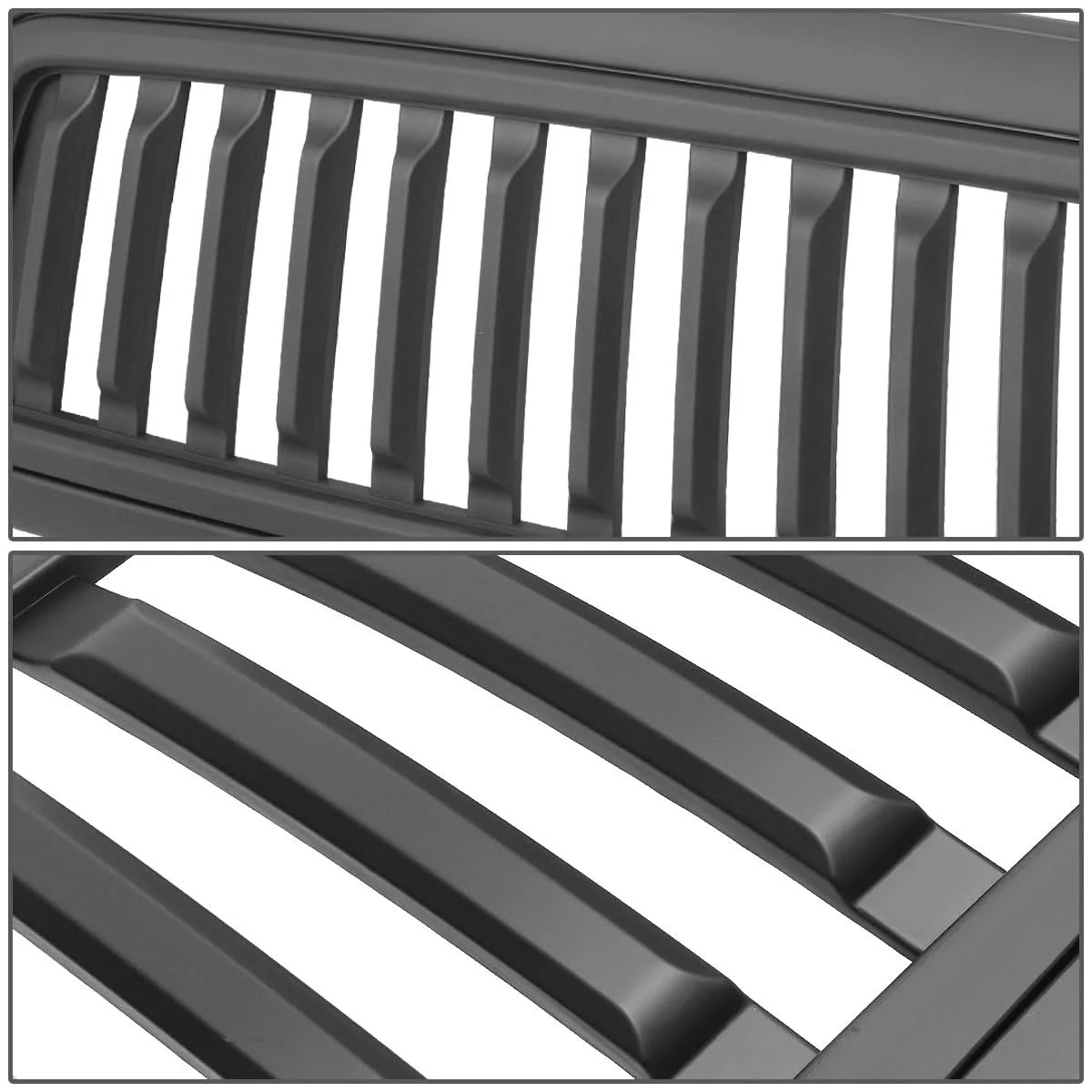 09-12 Dodge Ram Vertical Fence Style Front Grille - Matte Black - Image 3