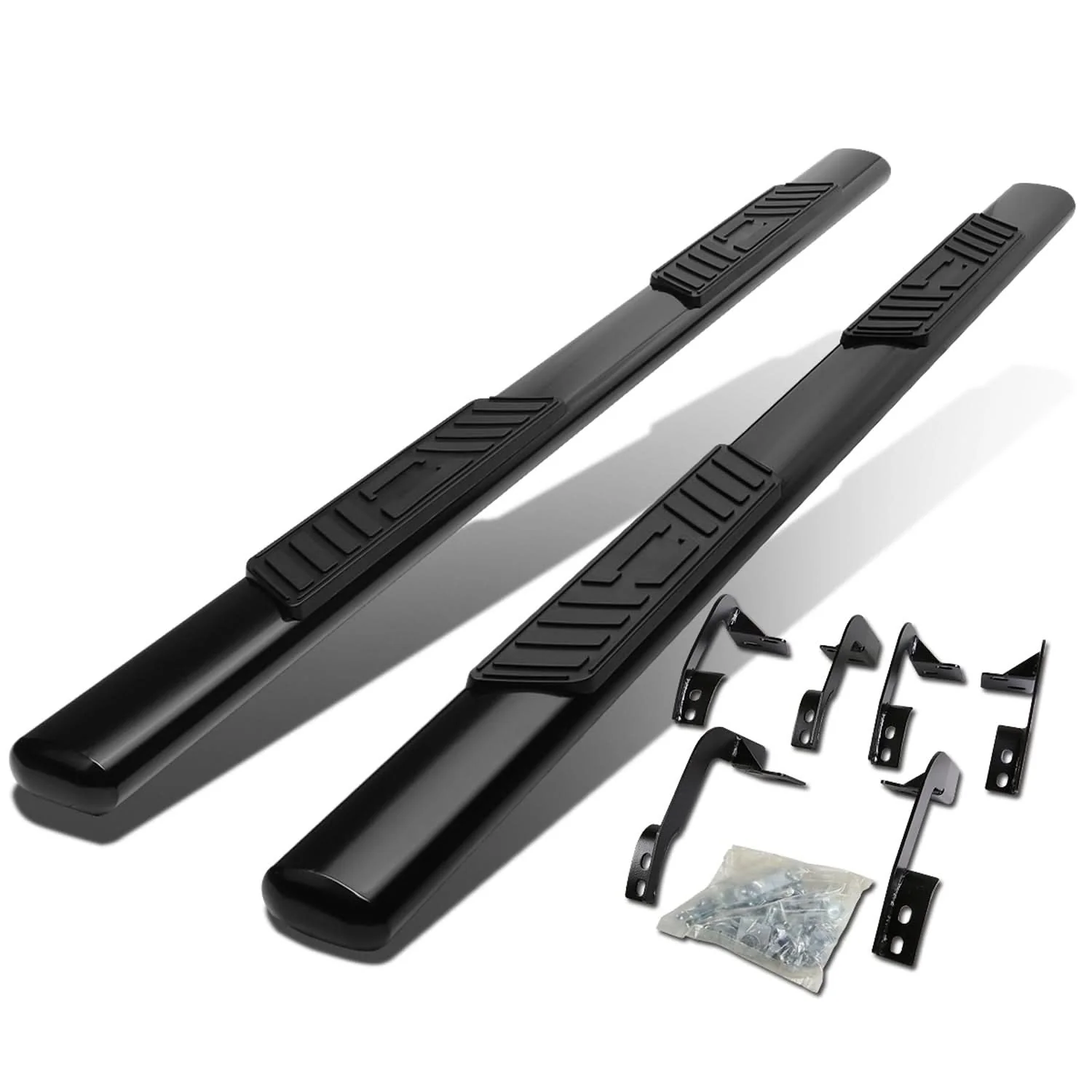 09-16 Dodge Ram 5" Oval Nerf Bars - Quad Cab - Black