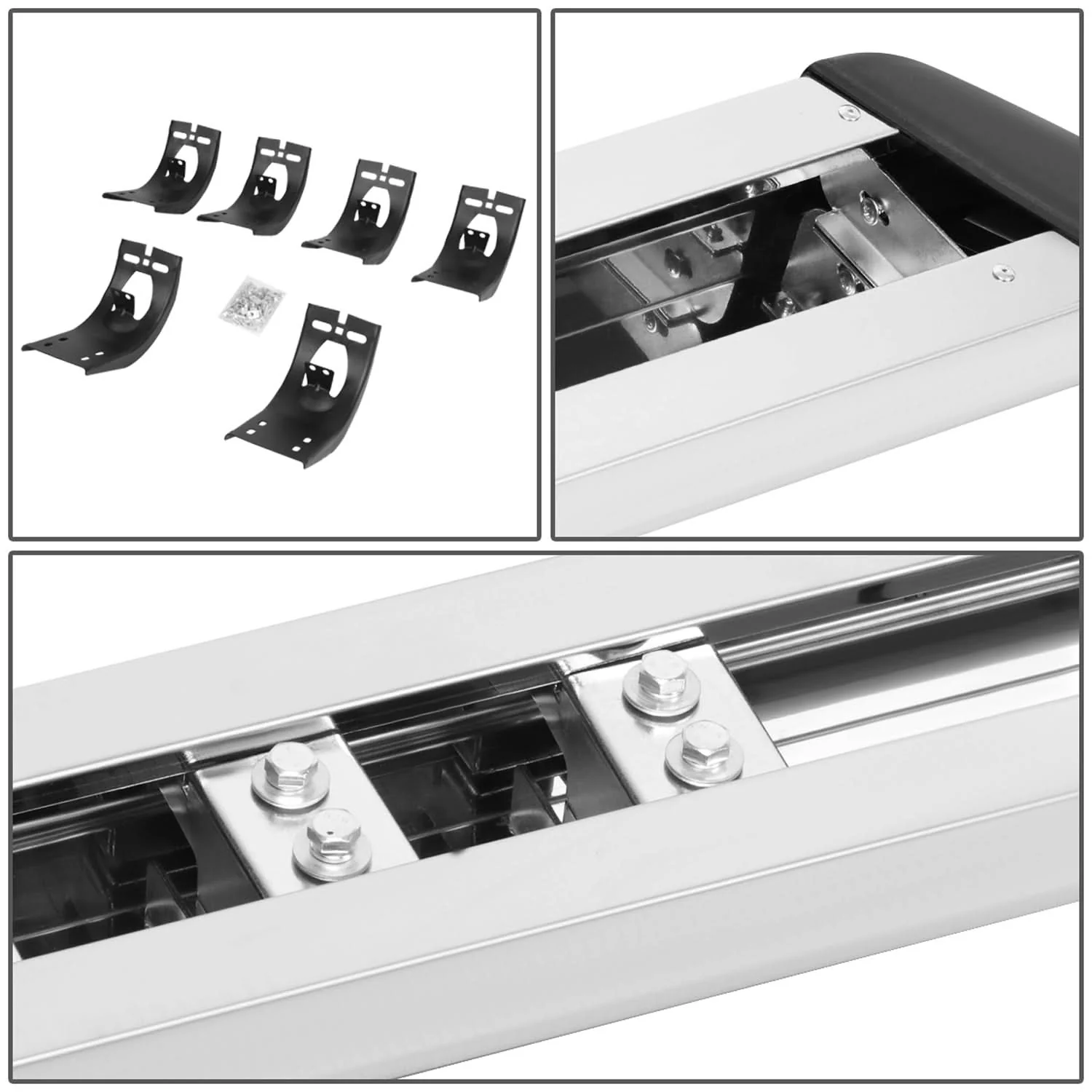 09-20 Dodge Ram 5.5" Honeycomb Step Nerf Bars - Chrome/Black - Image 5