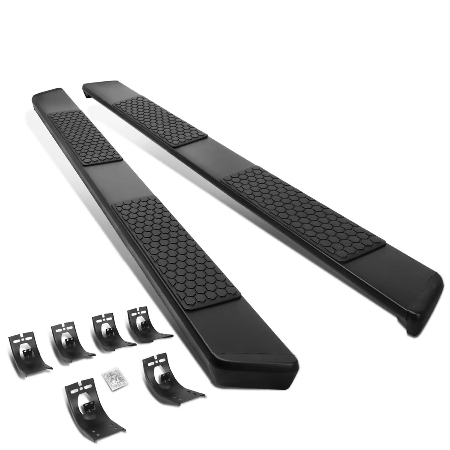 09-20 Dodge Ram 5.5" Honeycomb Step Nerf Bars - Extended Cab Black - Image 2