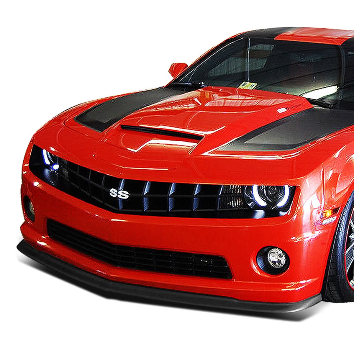 10-13 Chevrolet Camaro SS Front Bumper Lip - Matte Black - Image 6
