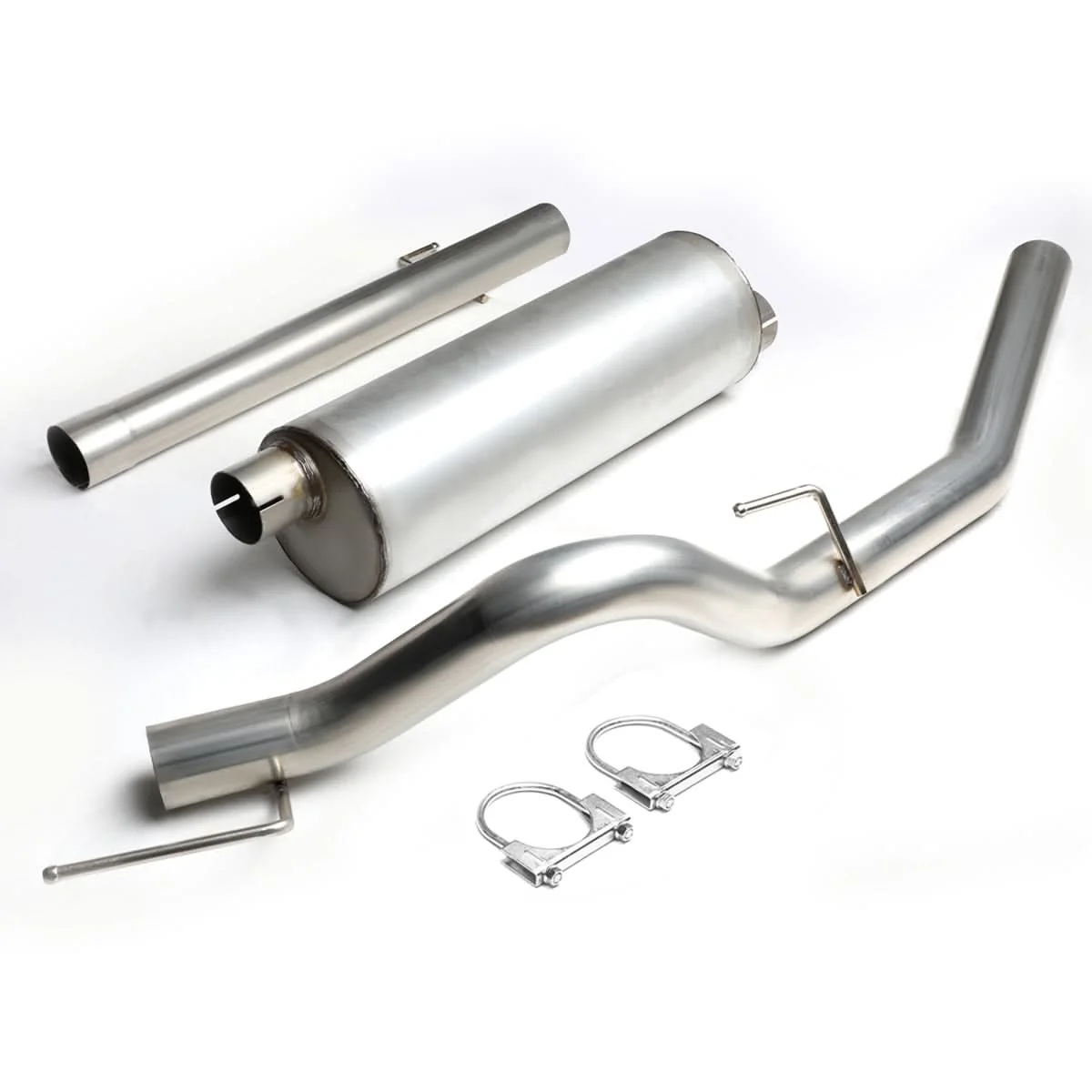 10-14 Ford F-150 6.2L Extended Cab Single Tip Catback Exhaust - Stainless Steel - Image 4